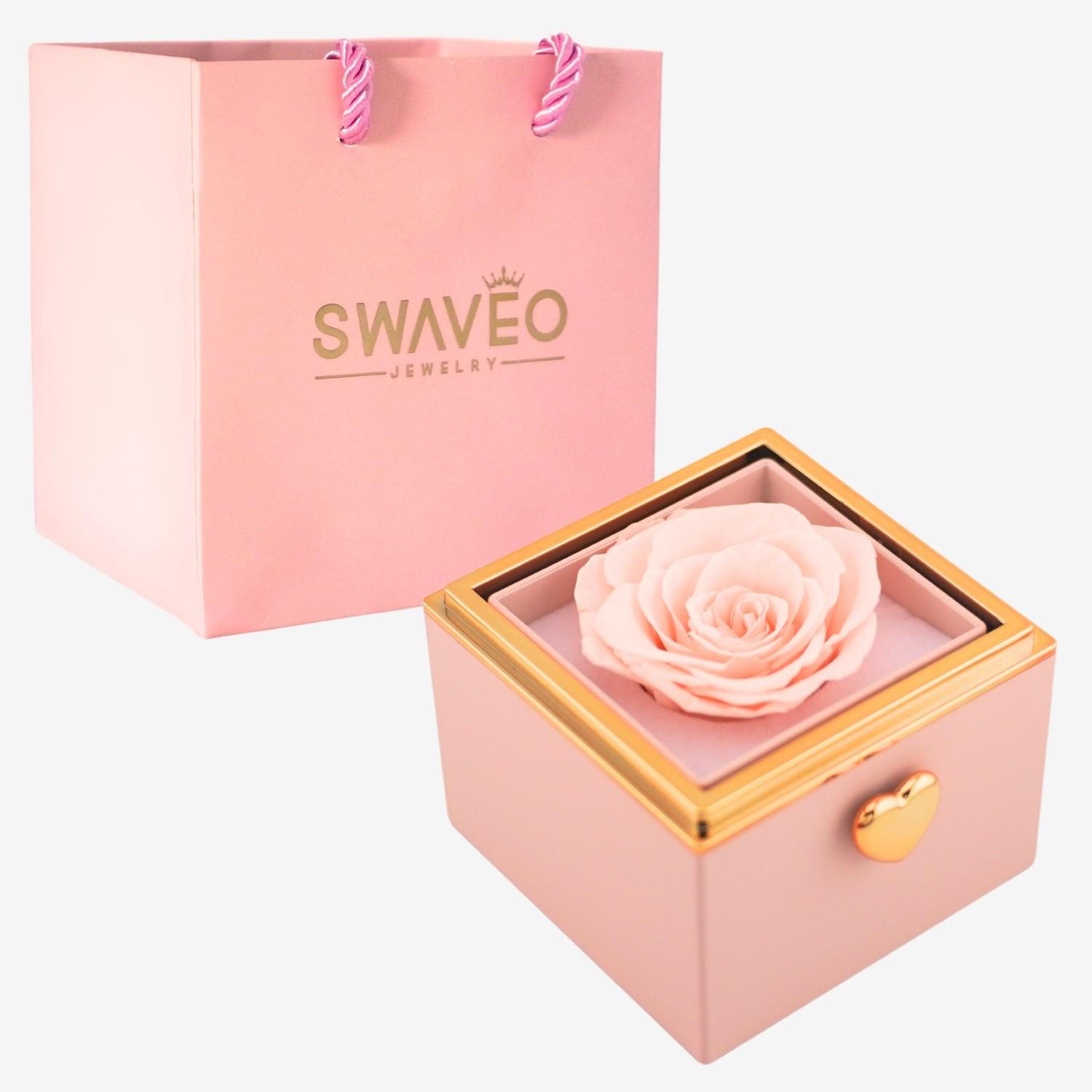 Flip Rose Box - W/ Promise Ring - Swaveo Jewelry