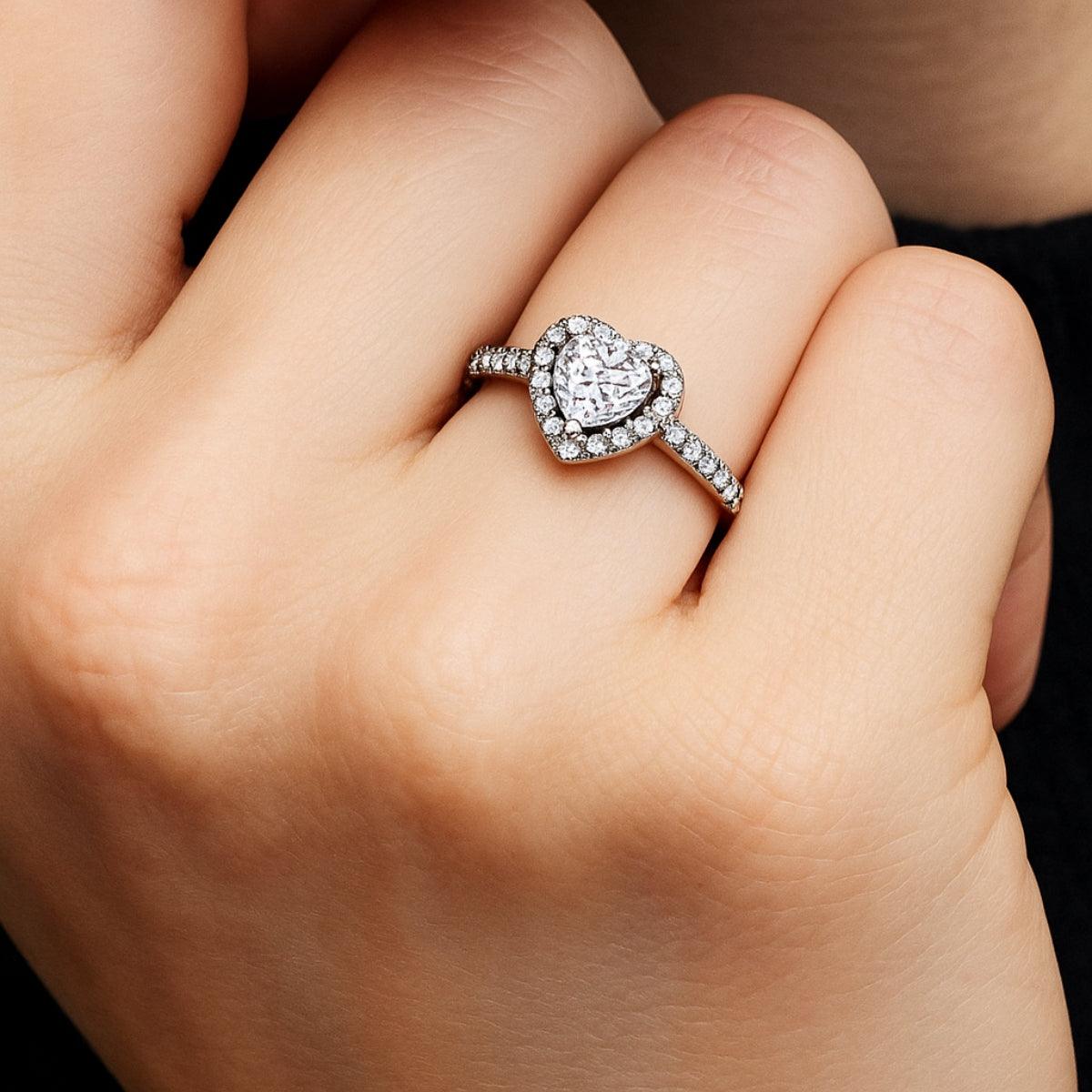 Eternal Heart Promise Ring - Swaveo Jewelry