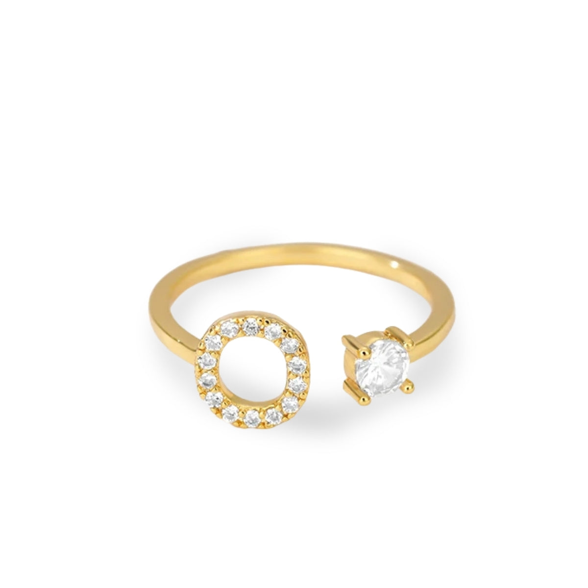 Forever Yours Initial Ring