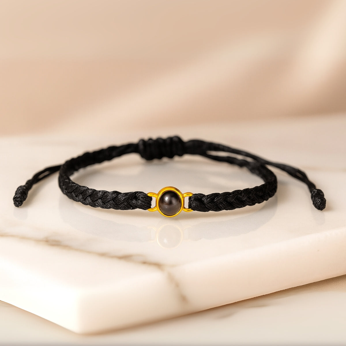 Rope Bracelet W/ Photo Projection