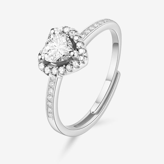 Final Sale - Adjustable Eternal Heart Promise Ring