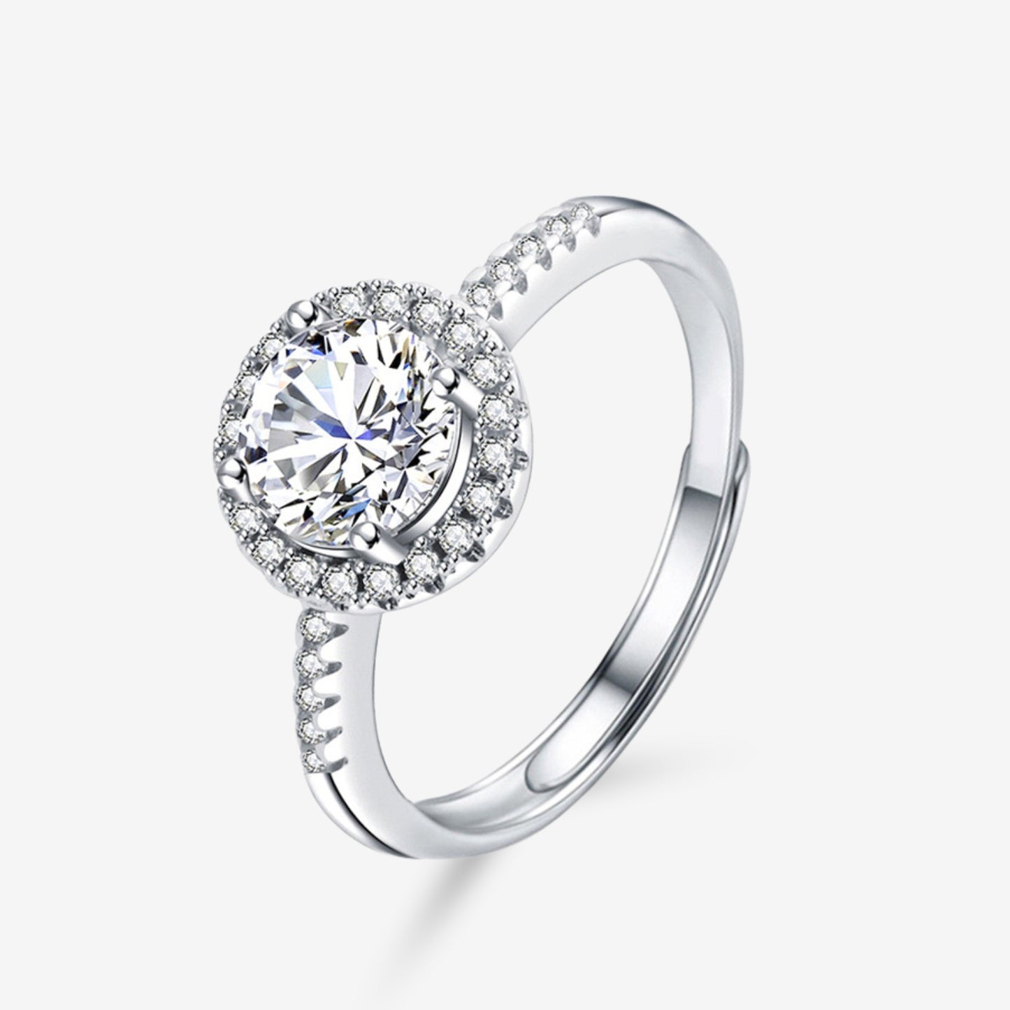 Timeless Halo Promise Ring