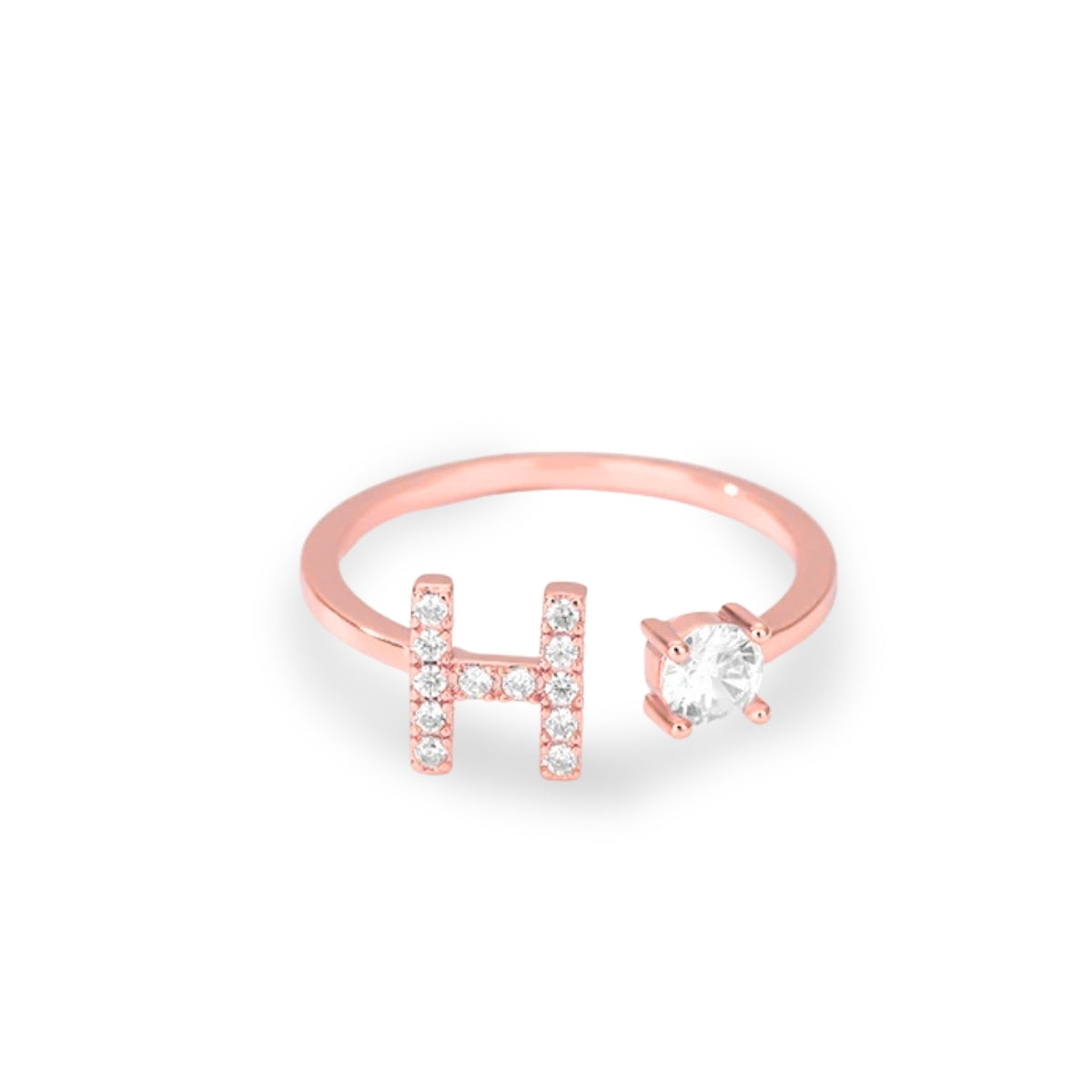 Forever Yours Initial Ring