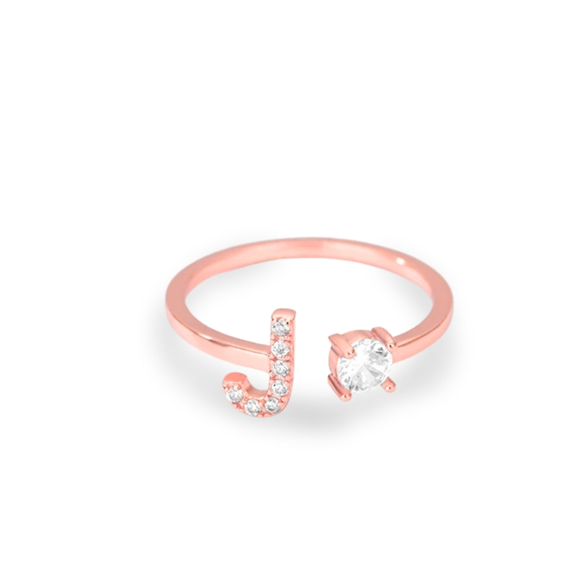 Forever Yours Initial Ring