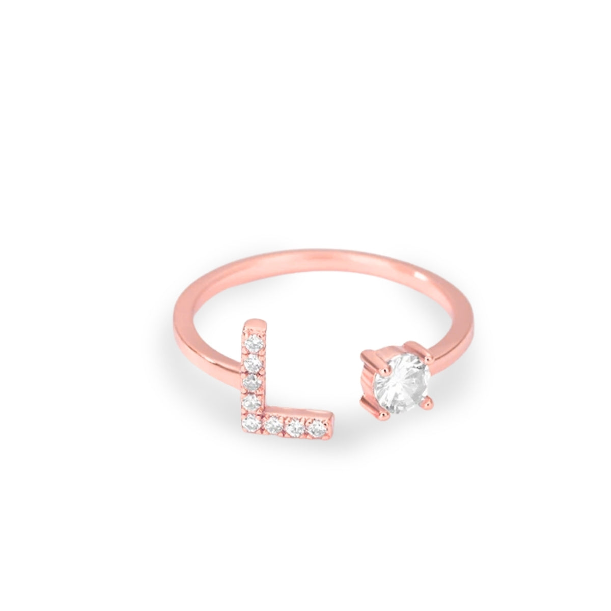Forever Yours Initial Ring