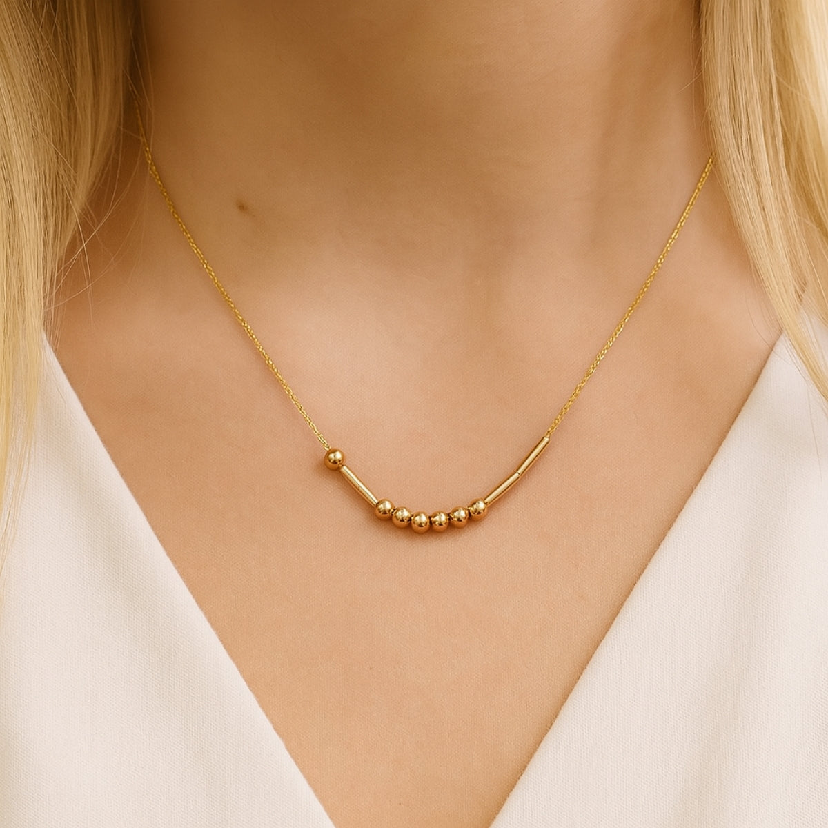 Morse Code Necklace