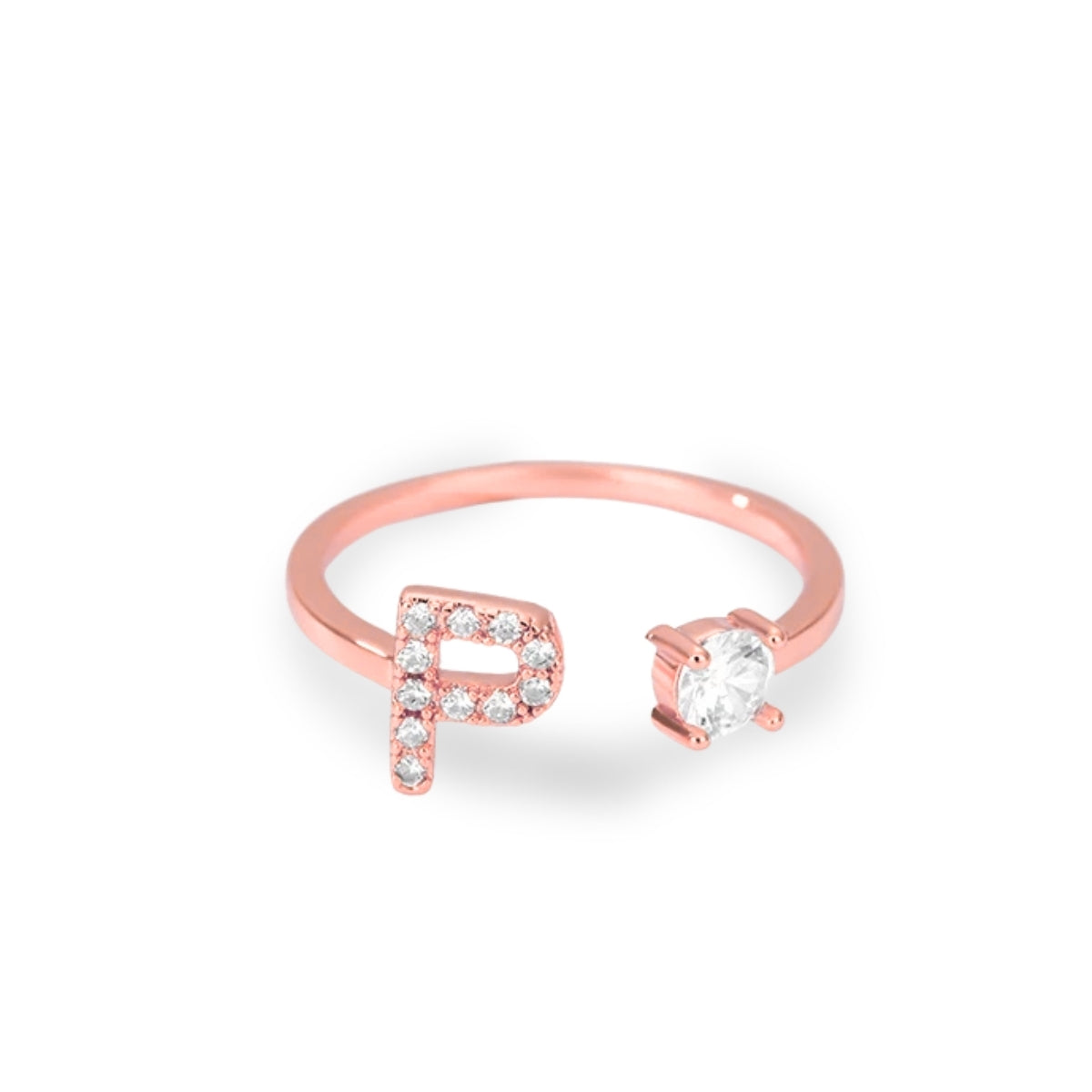 Forever Yours Initial Ring