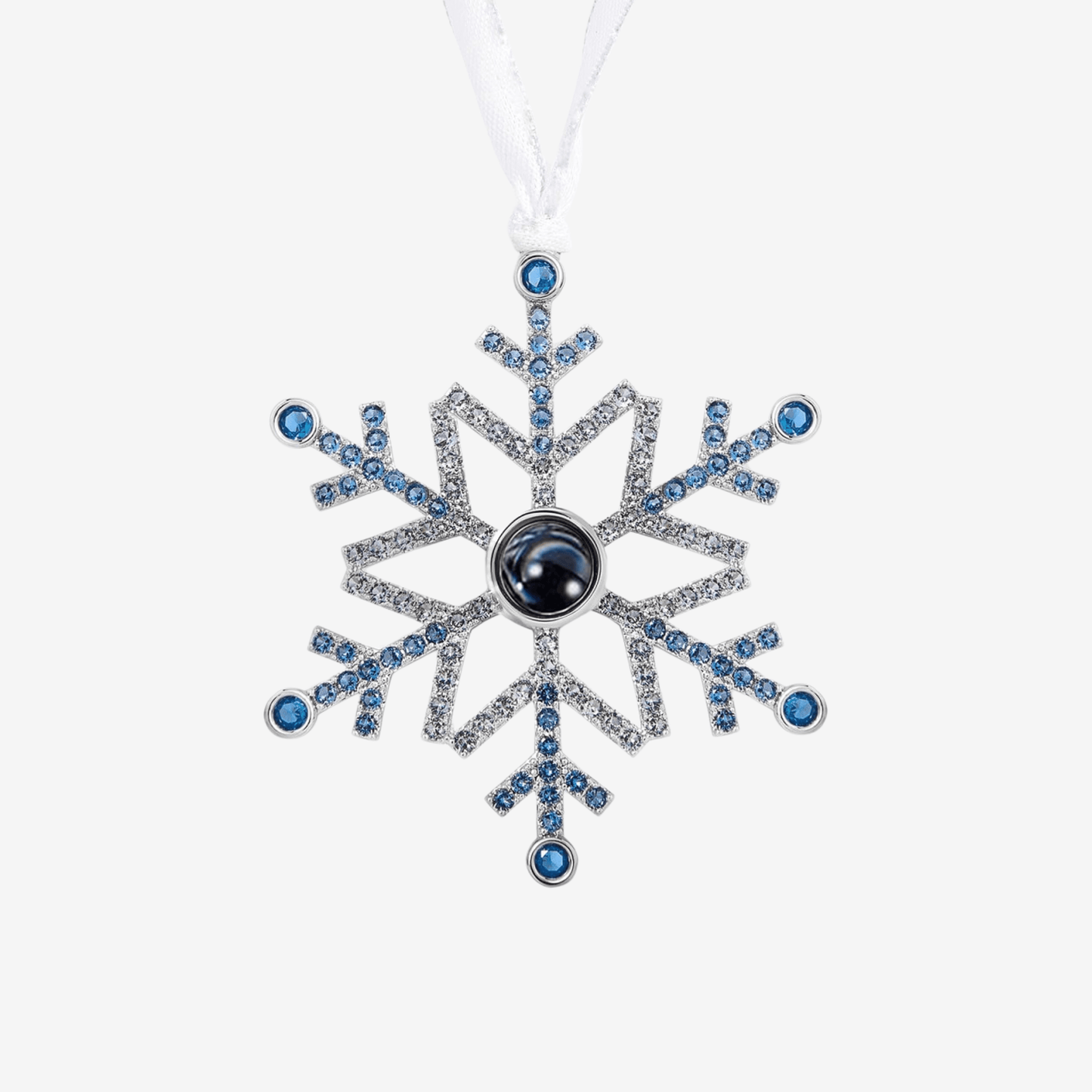 Snowflake Ornament W/ Photo Projection - Swaveo Jewelry