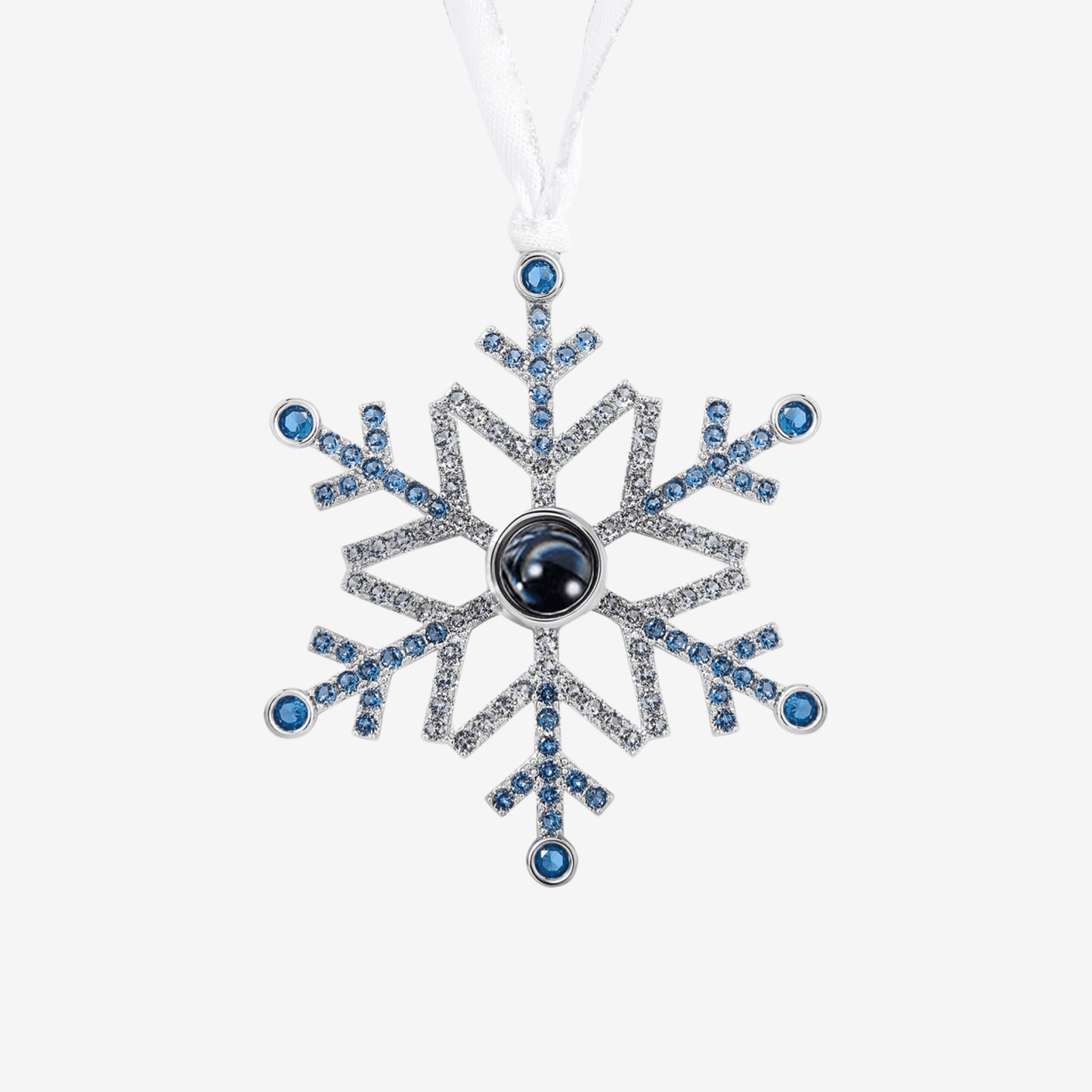 Snowflake Ornament W/ Photo Projection - Swaveo Jewelry