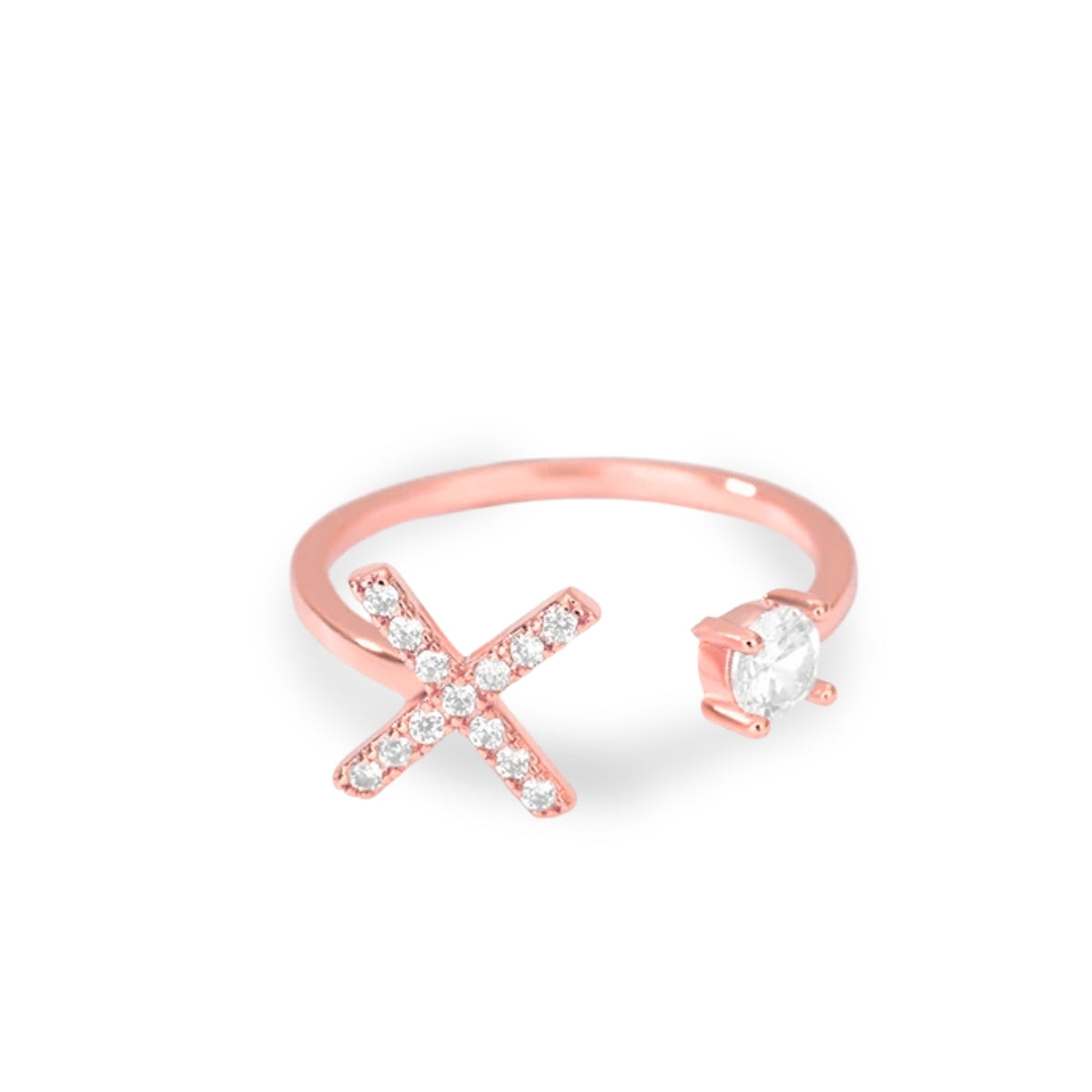 Forever Yours Initial Ring