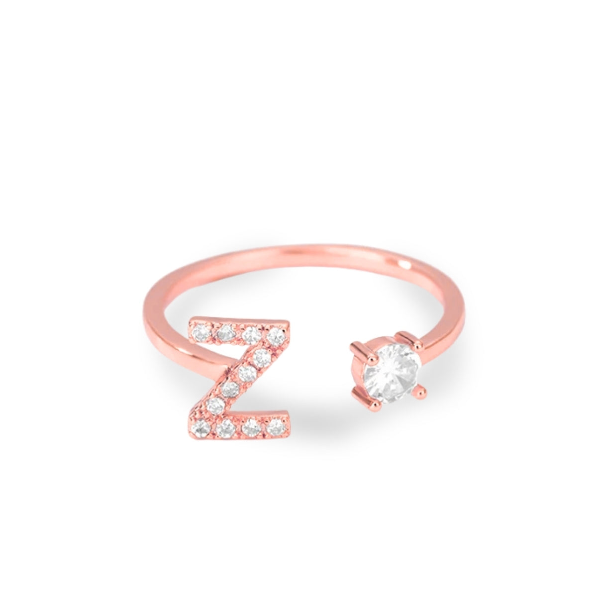 Forever Yours Initial Ring
