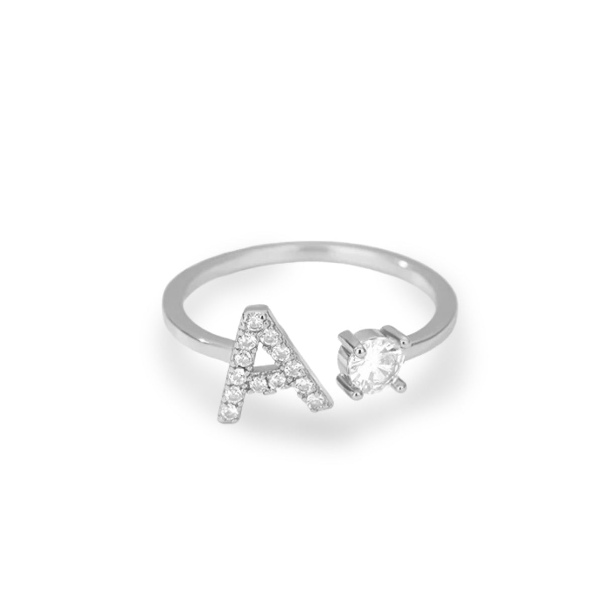 Forever Yours Initial Ring
