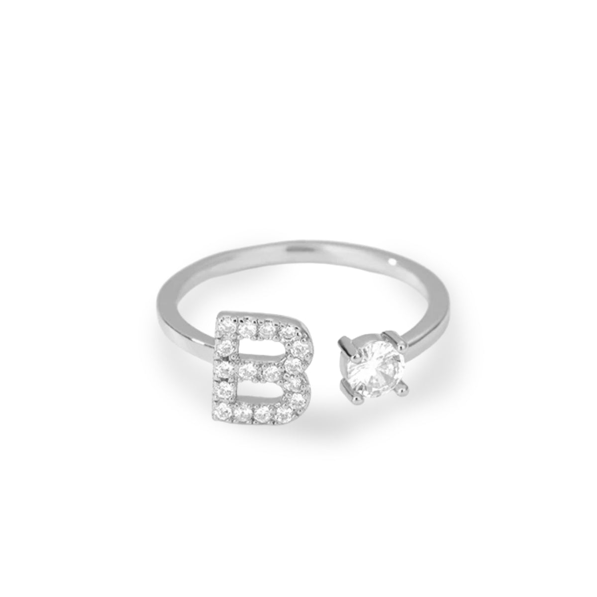 Forever Yours Initial Ring