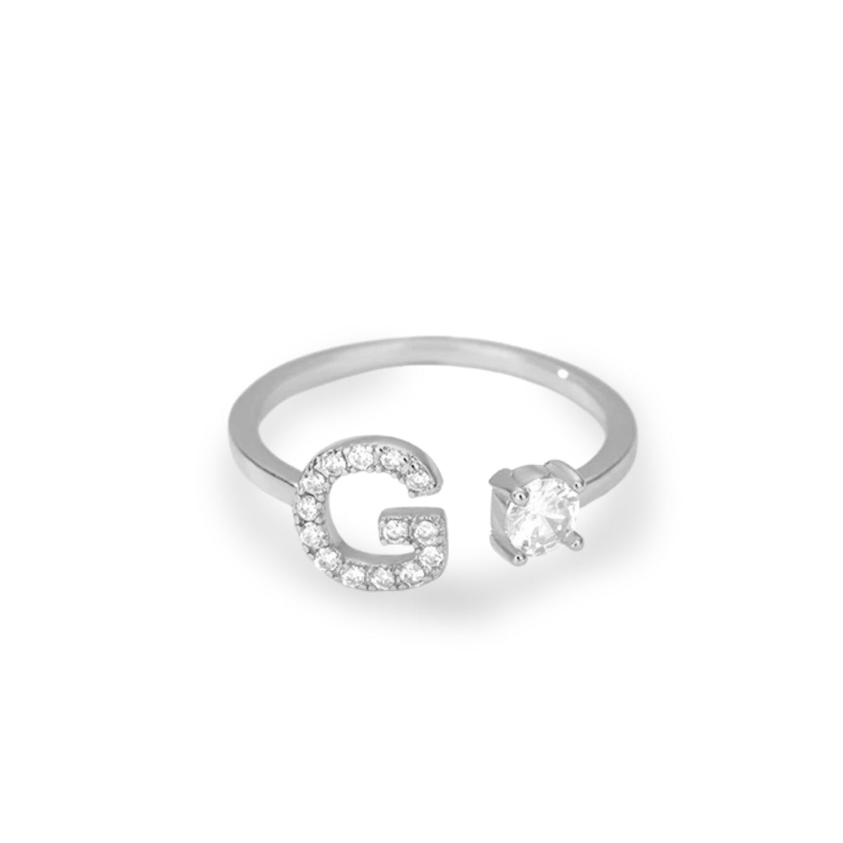 Forever Yours Initial Ring