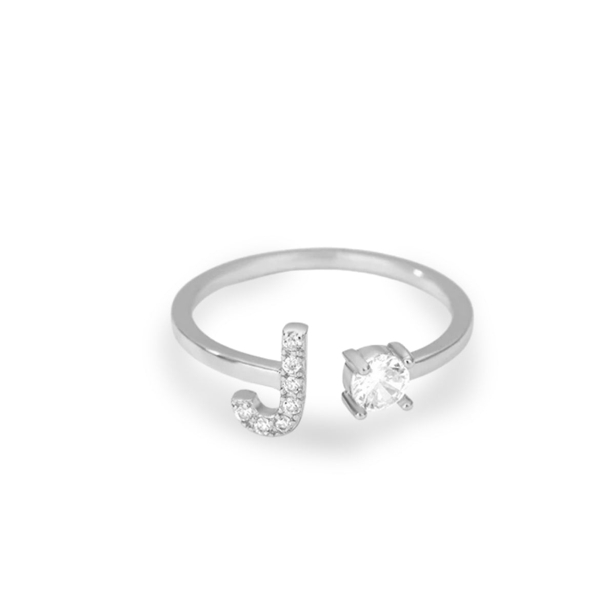 Forever Yours Initial Ring