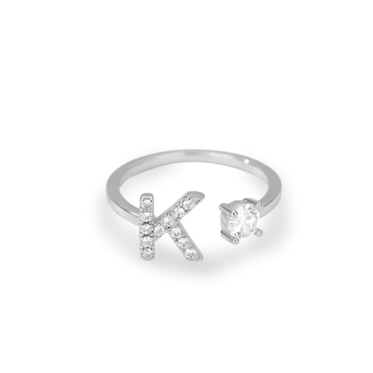 Forever Yours Initial Ring