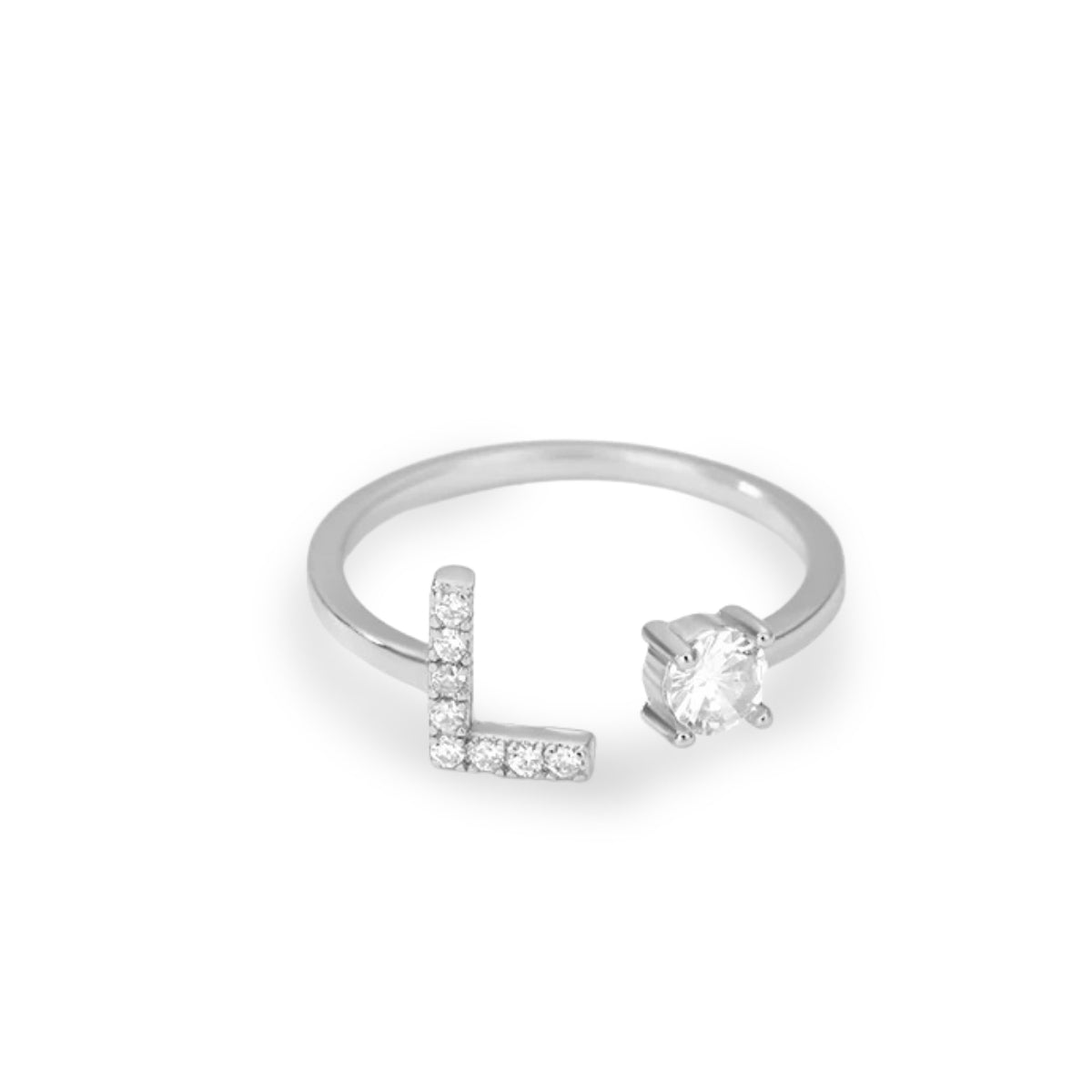 Forever Yours Initial Ring