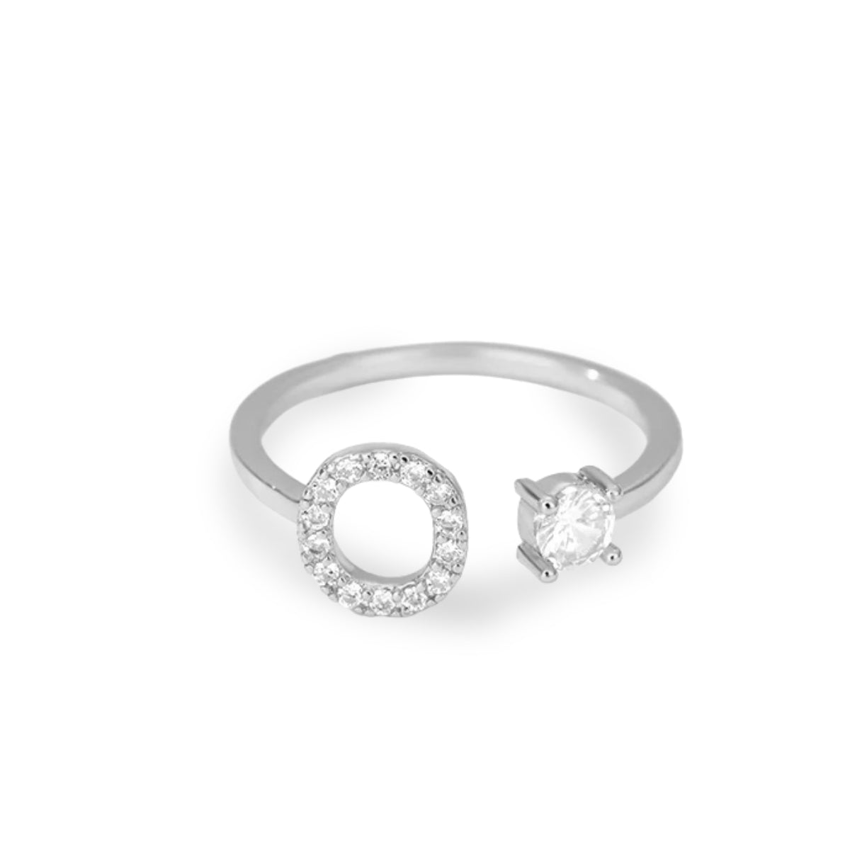 Forever Yours Initial Ring