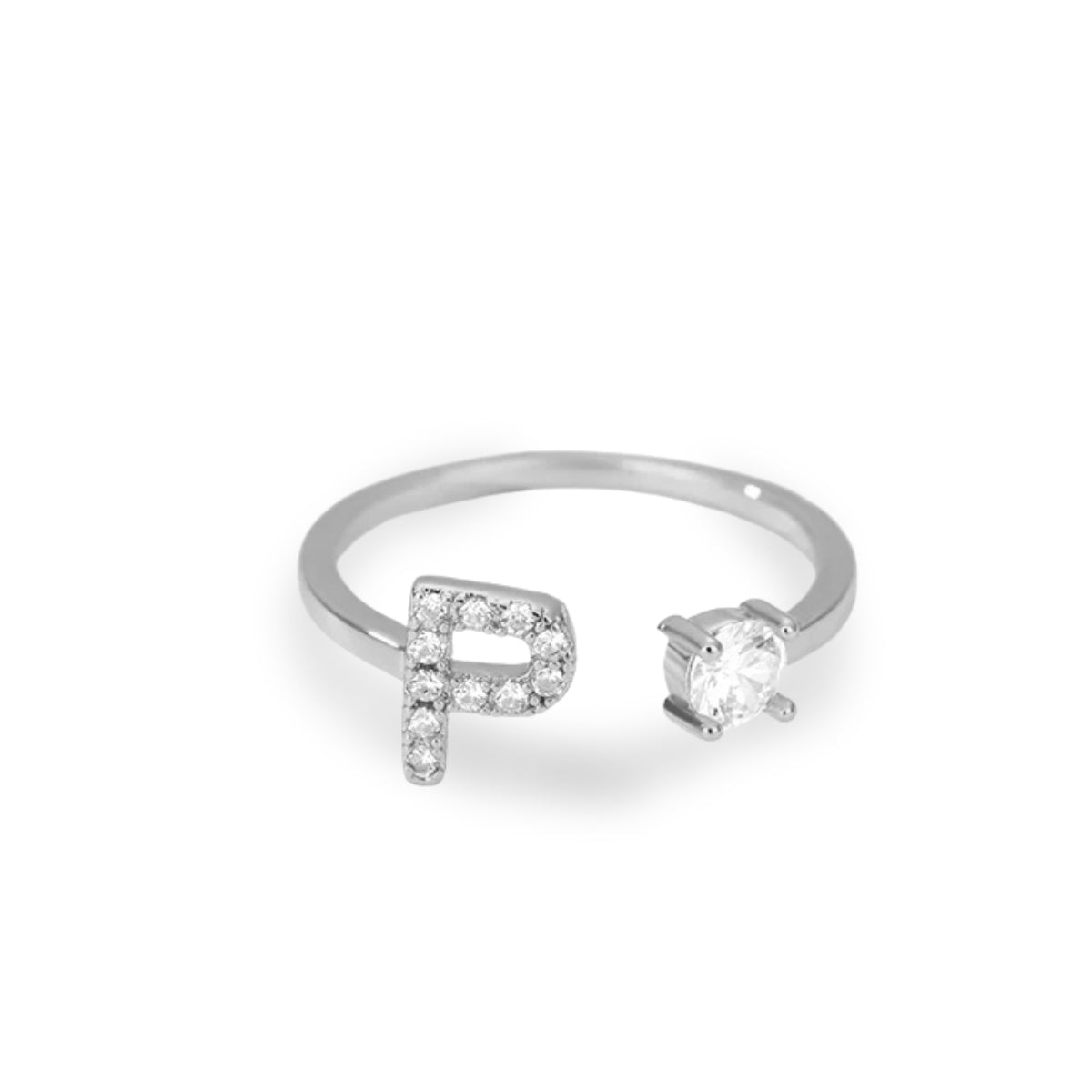 Forever Yours Initial Ring