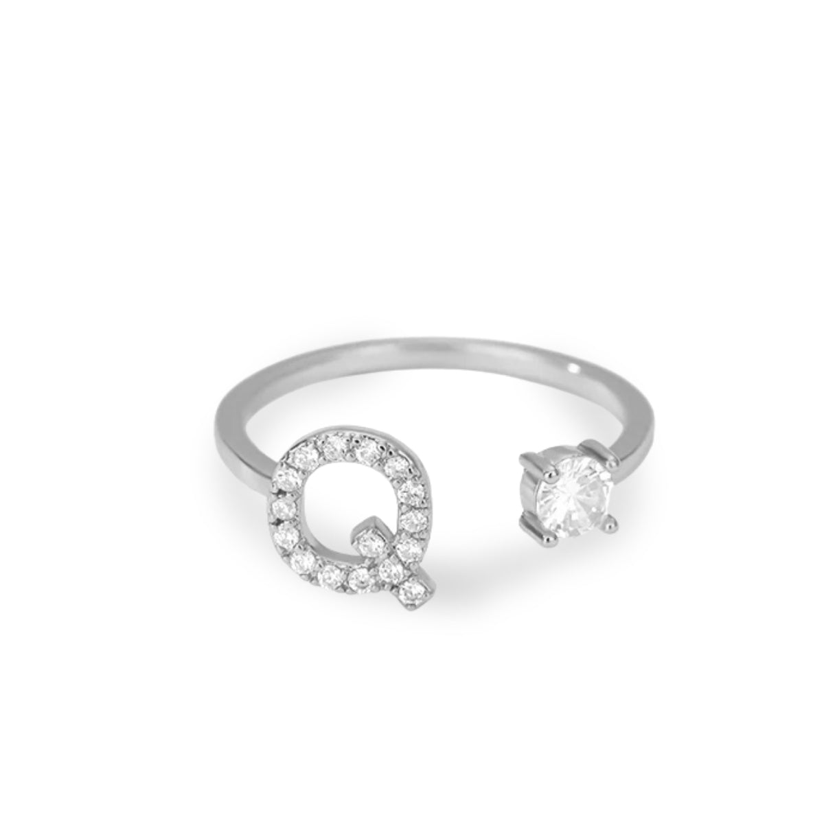 Forever Yours Initial Ring