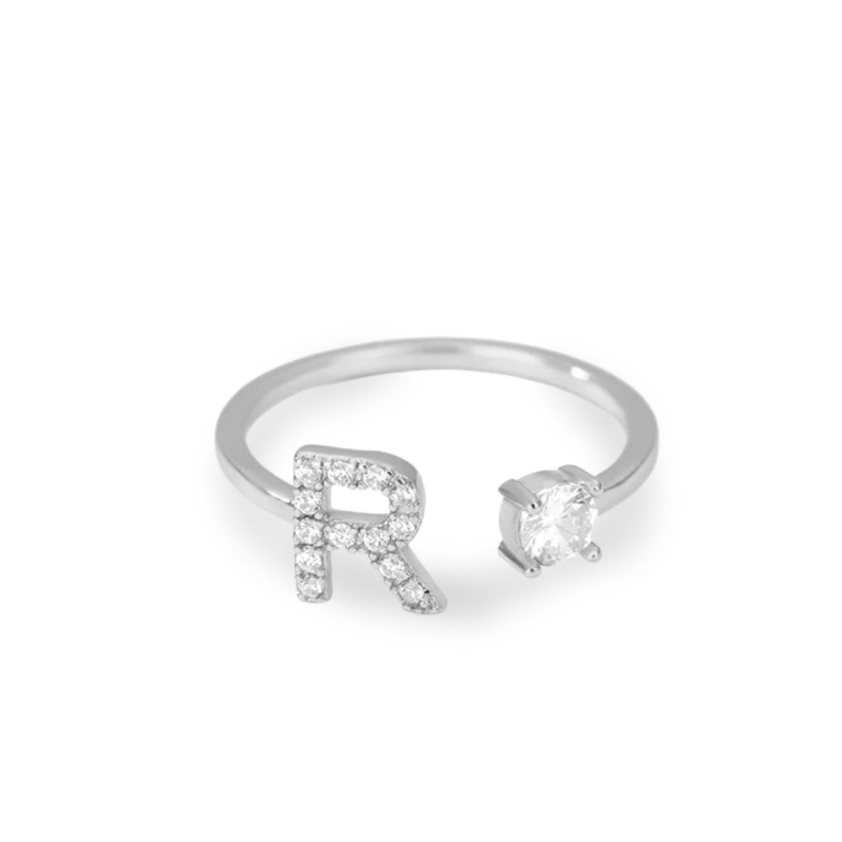 Forever Yours Initial Ring