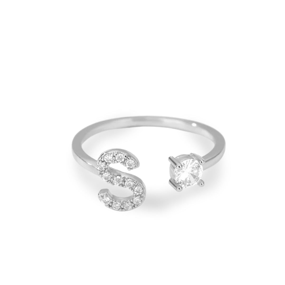 Forever Yours Initial Ring