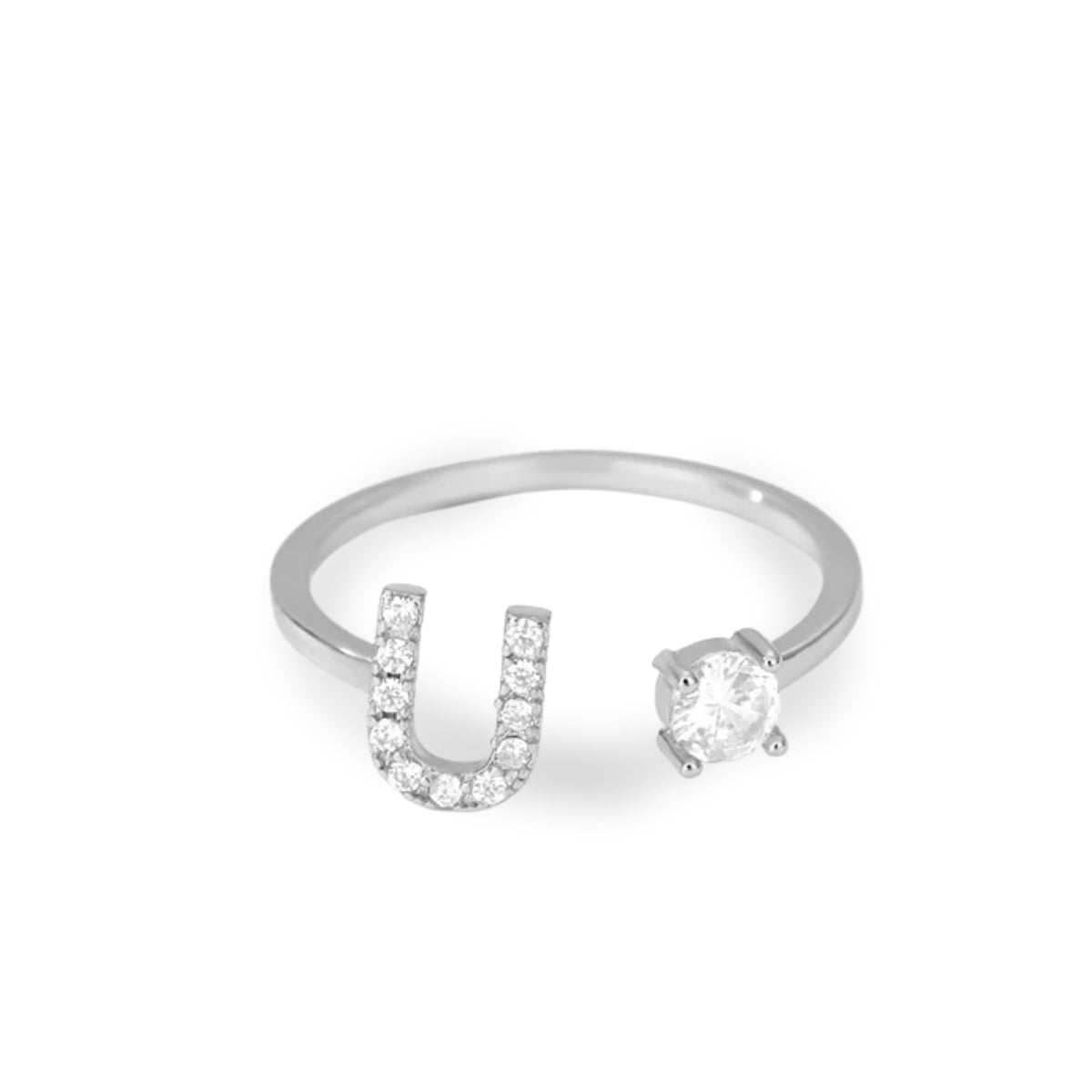Forever Yours Initial Ring
