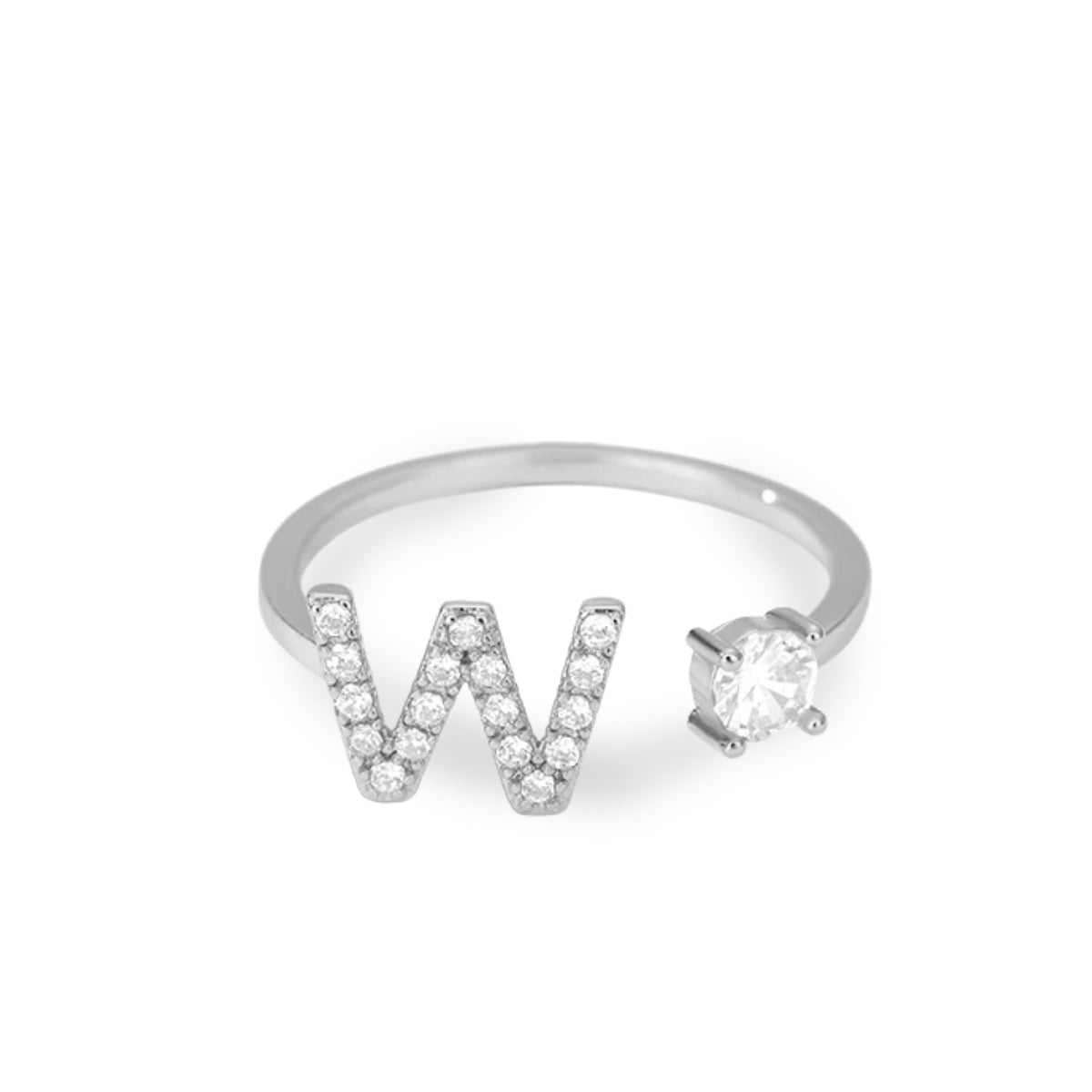 Forever Yours Initial Ring
