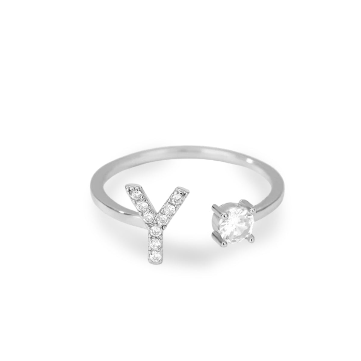 Forever Yours Initial Ring