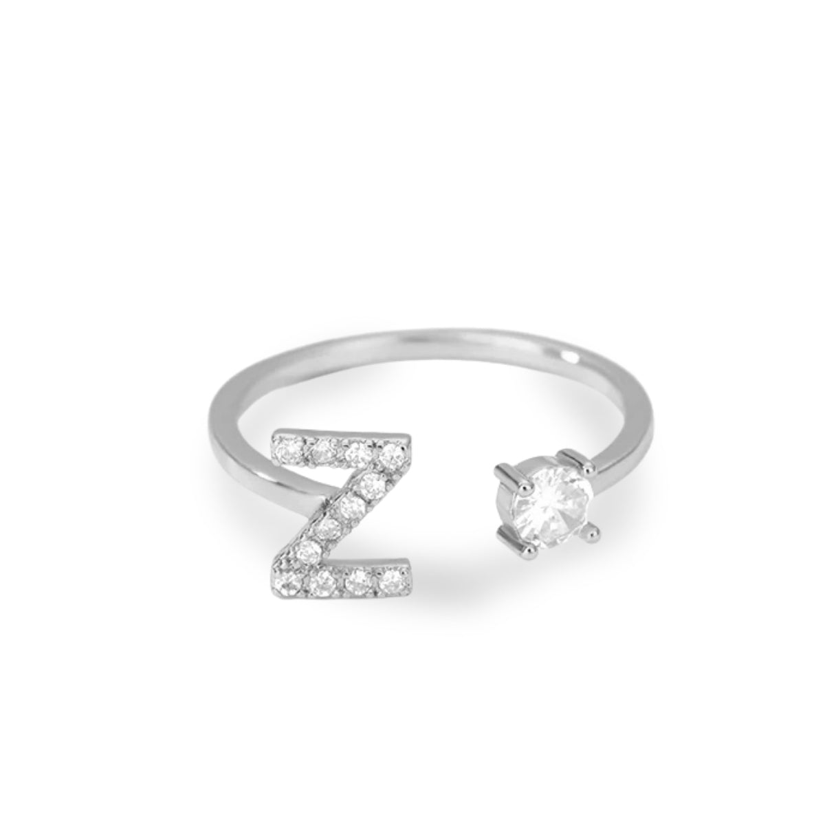 Forever Yours Initial Ring