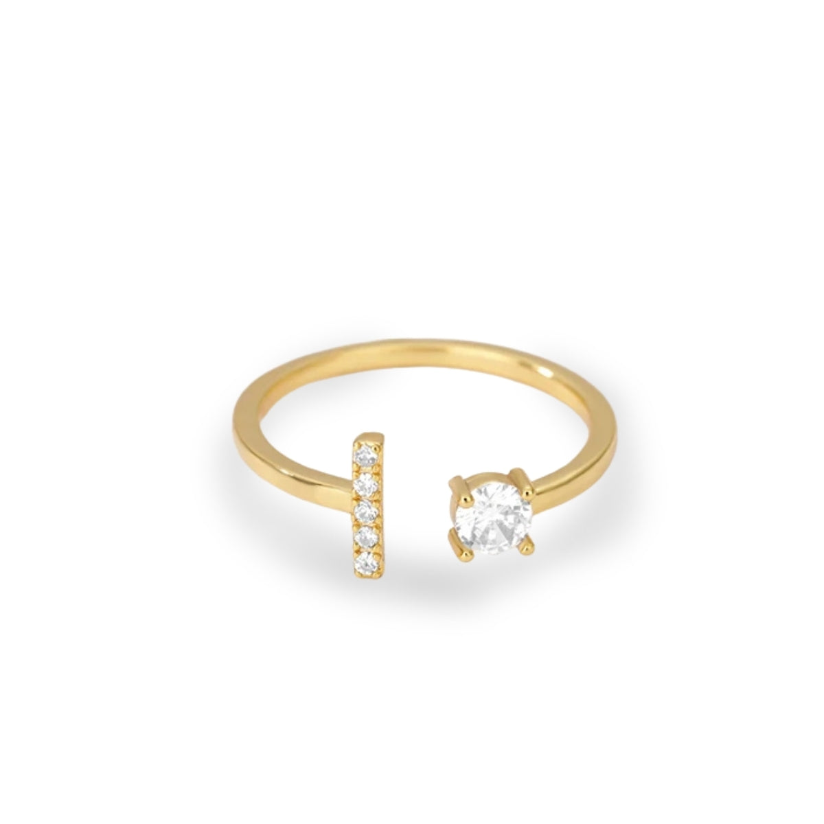 Forever Yours Initial Ring