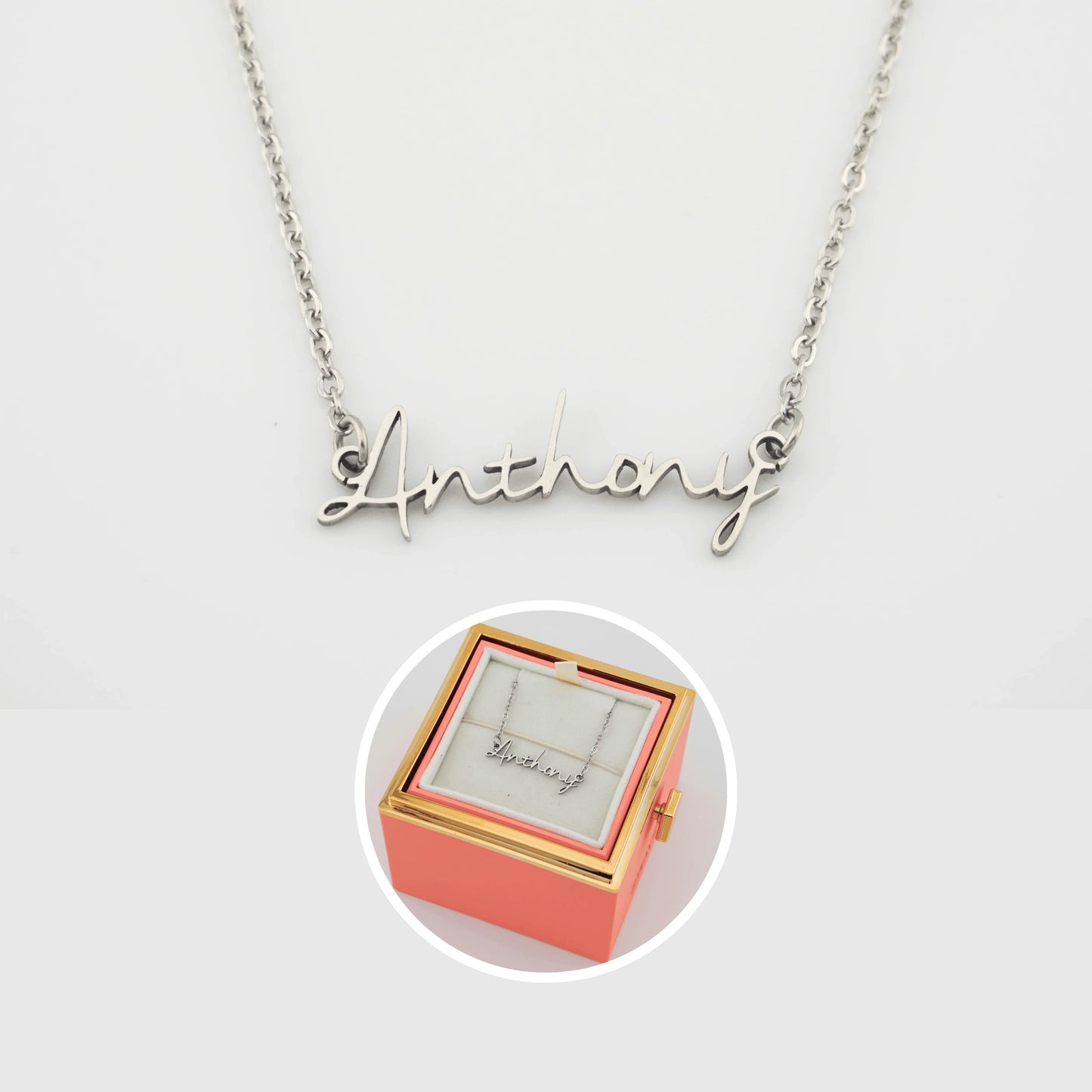 Name Plate Necklace - Swaveo Jewelry