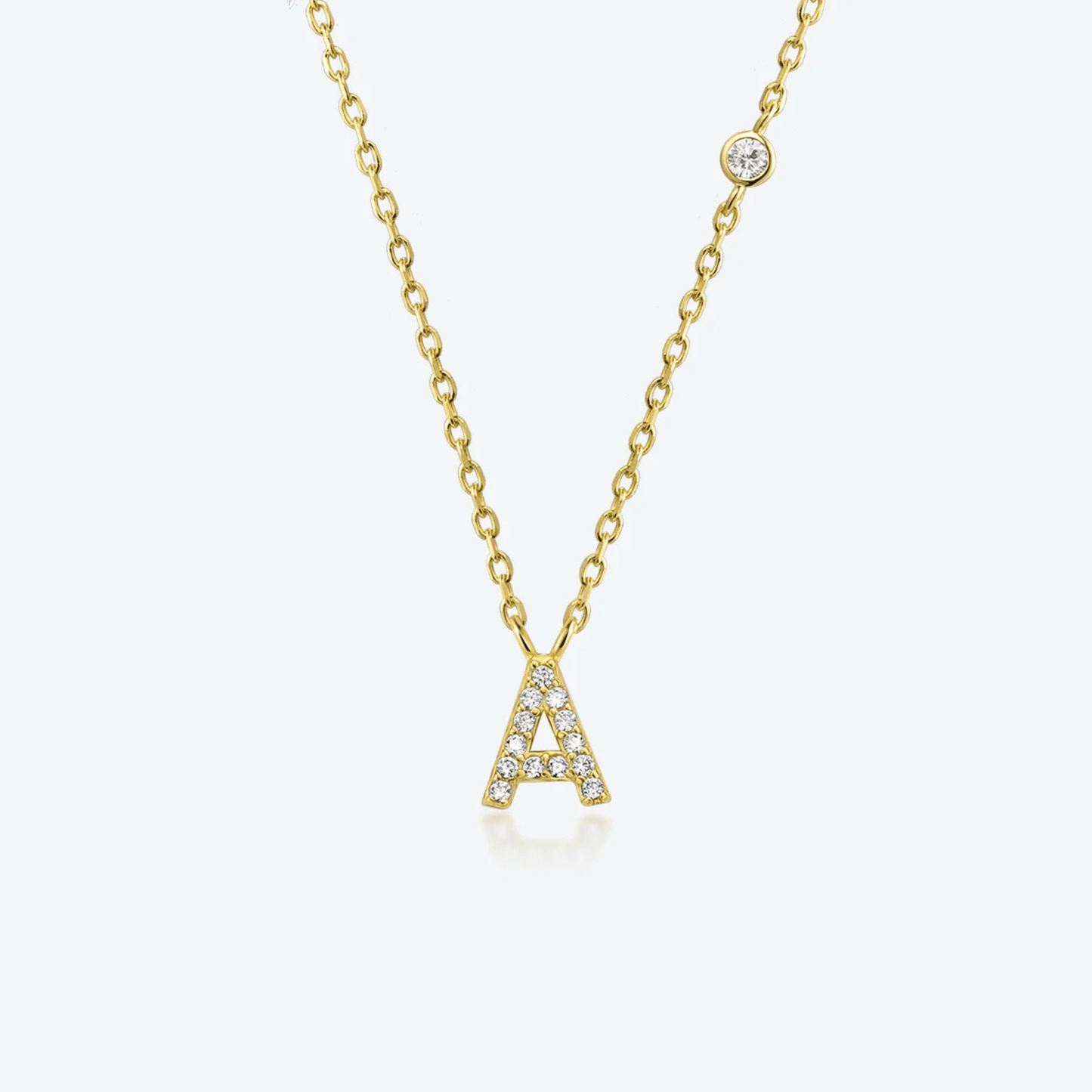 Ivy Initial Necklace - Swaveo Jewelry
