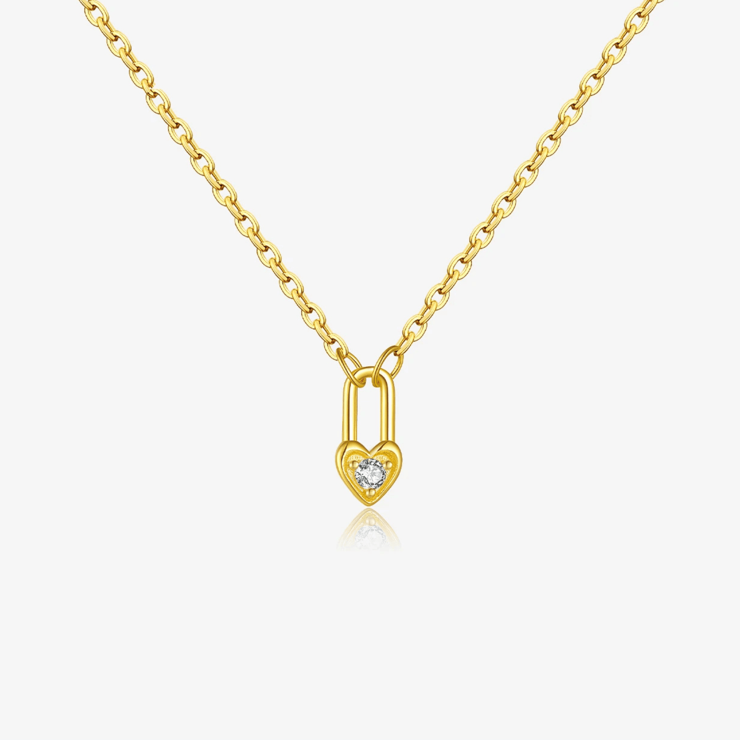 Lock My Heart Necklace - Swaveo Jewelry