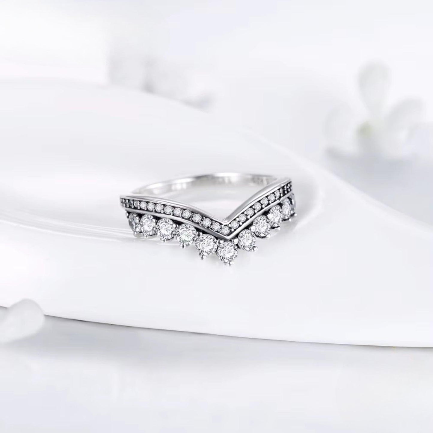 Vowline Promise Ring - Swaveo Jewelry