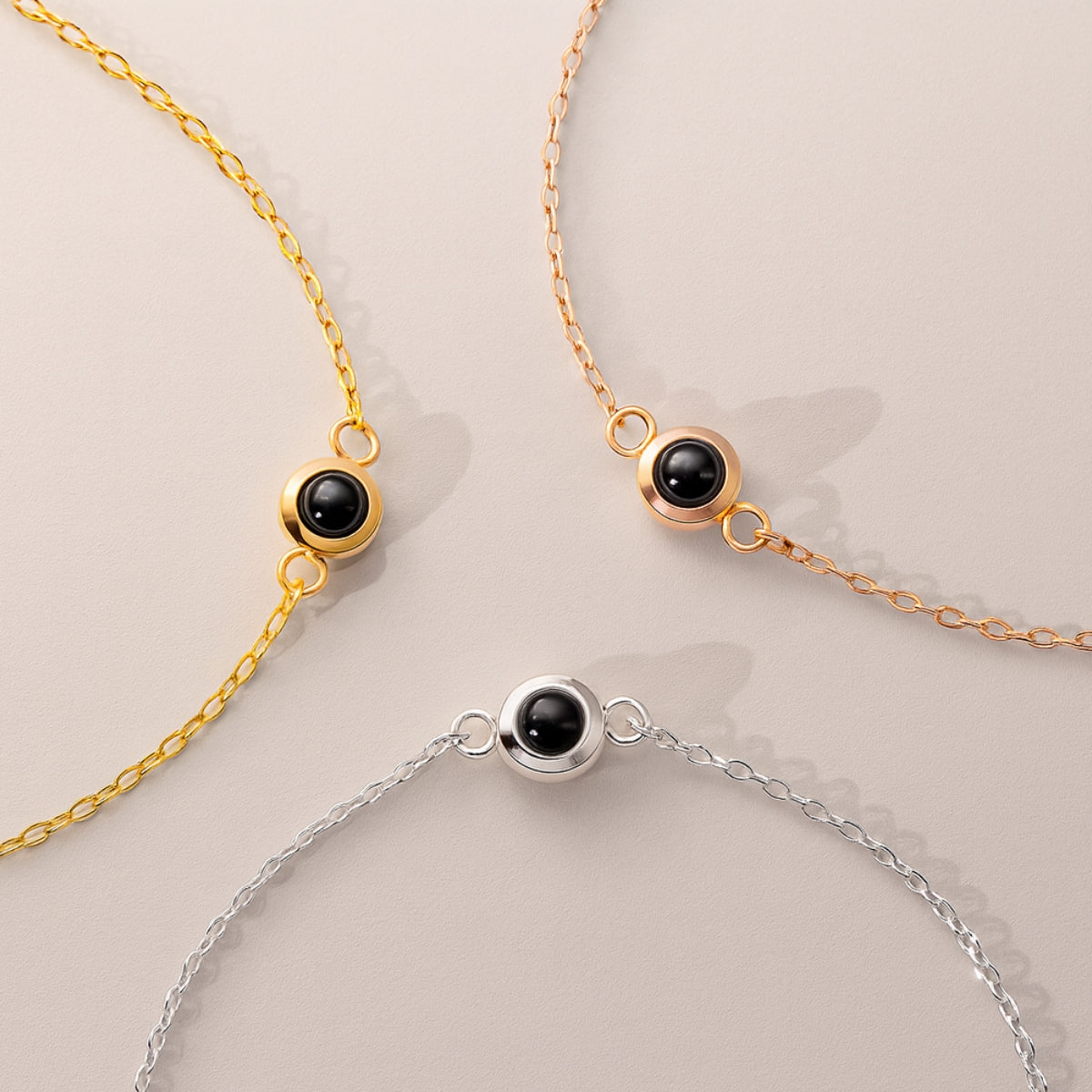 Chain Bracelet - W/ Photo Projection