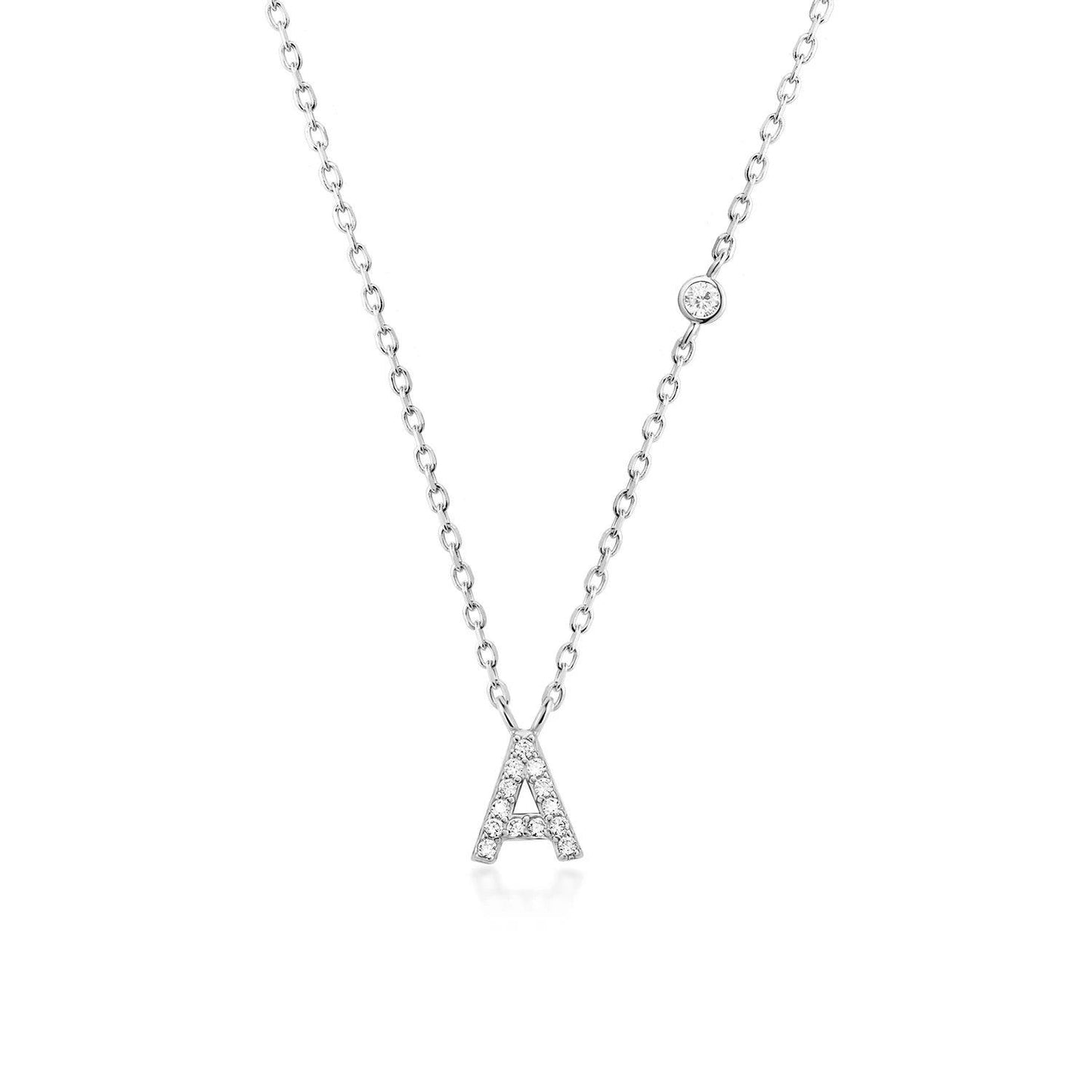 Ivy Initial Necklace - Swaveo Jewelry