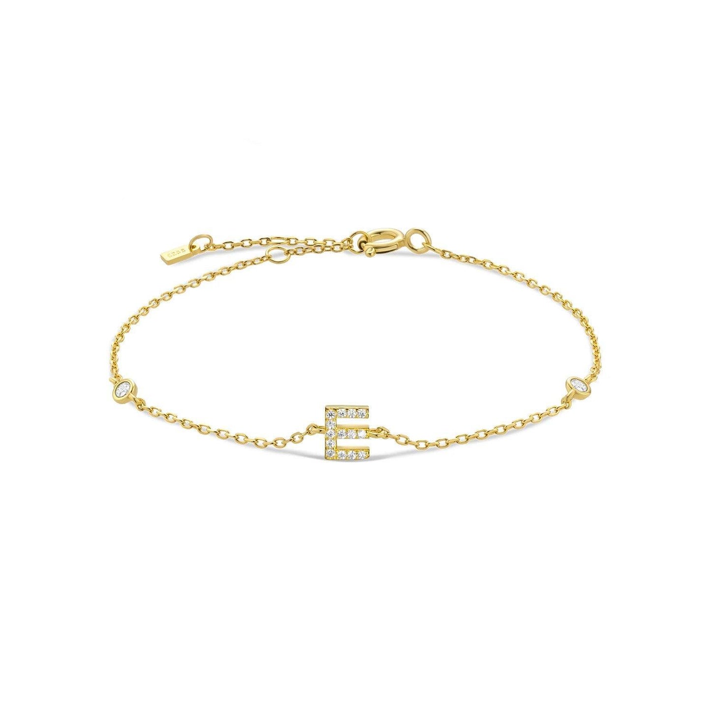 Ivy Initial Bracelet - Swaveo Jewelry