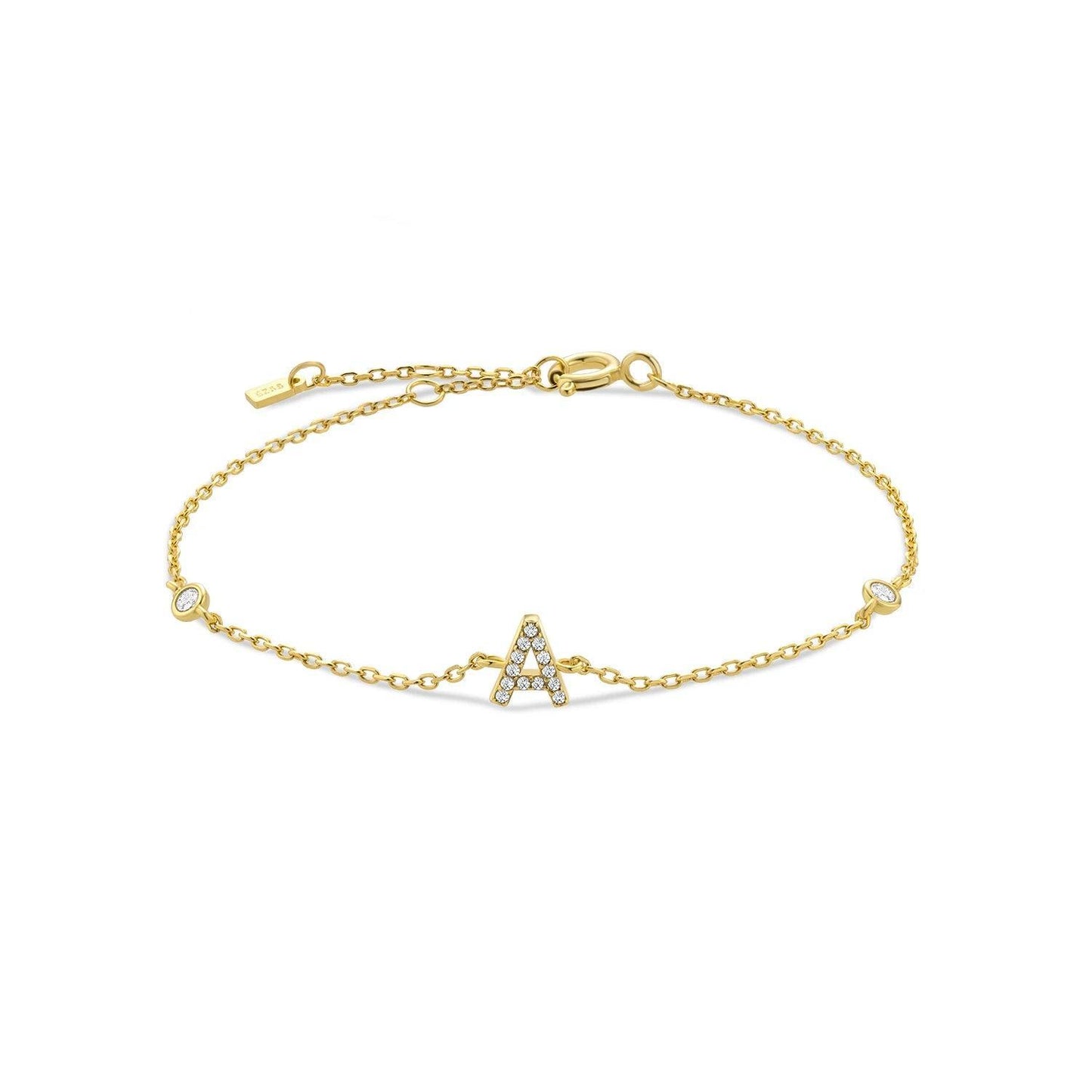 Ivy Initial Bracelet - Swaveo Jewelry
