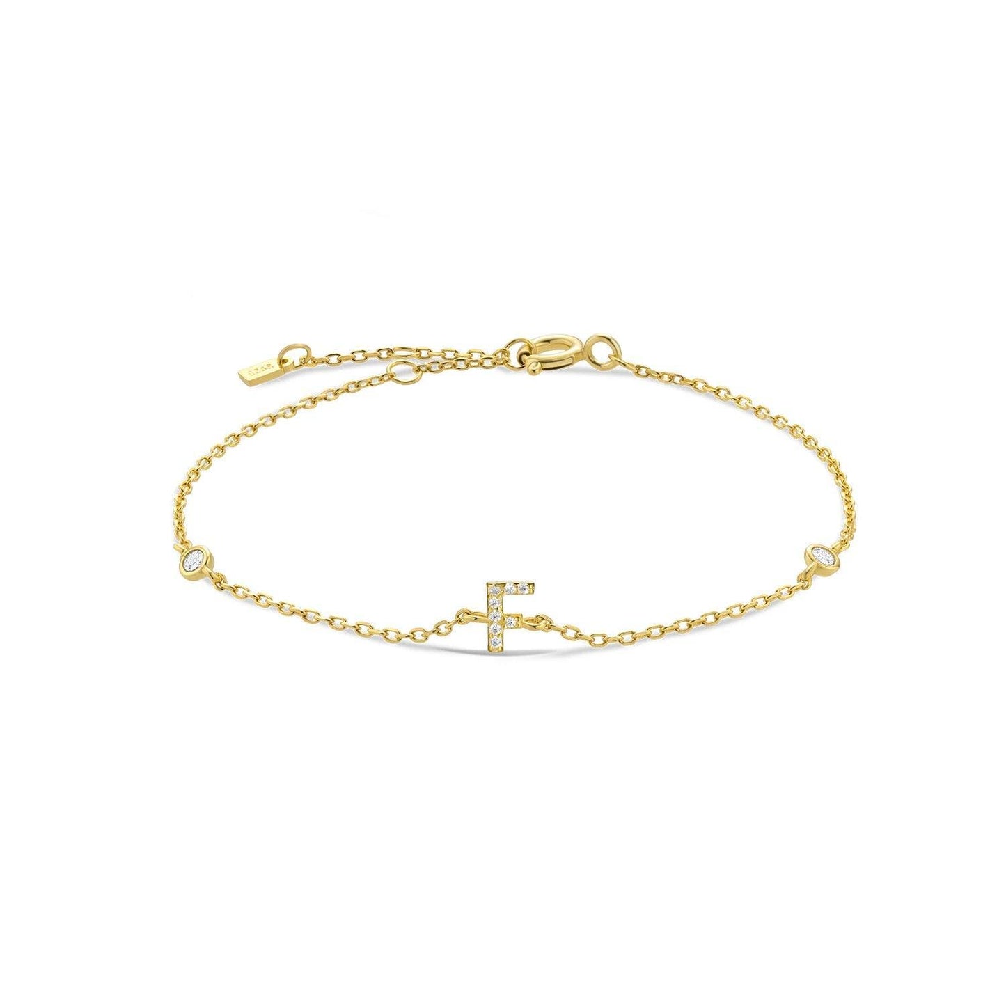 Ivy Initial Bracelet - Swaveo Jewelry