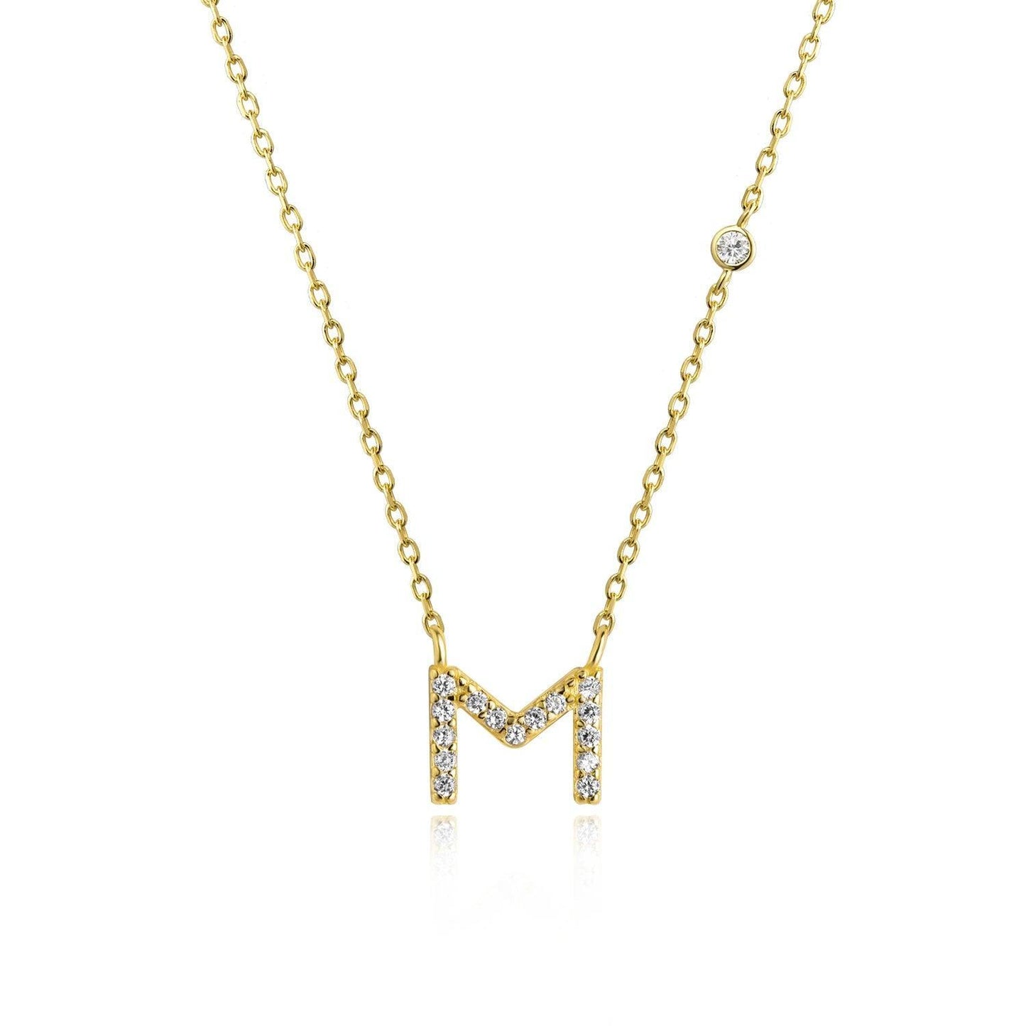 Ivy Initial Necklace - Swaveo Jewelry