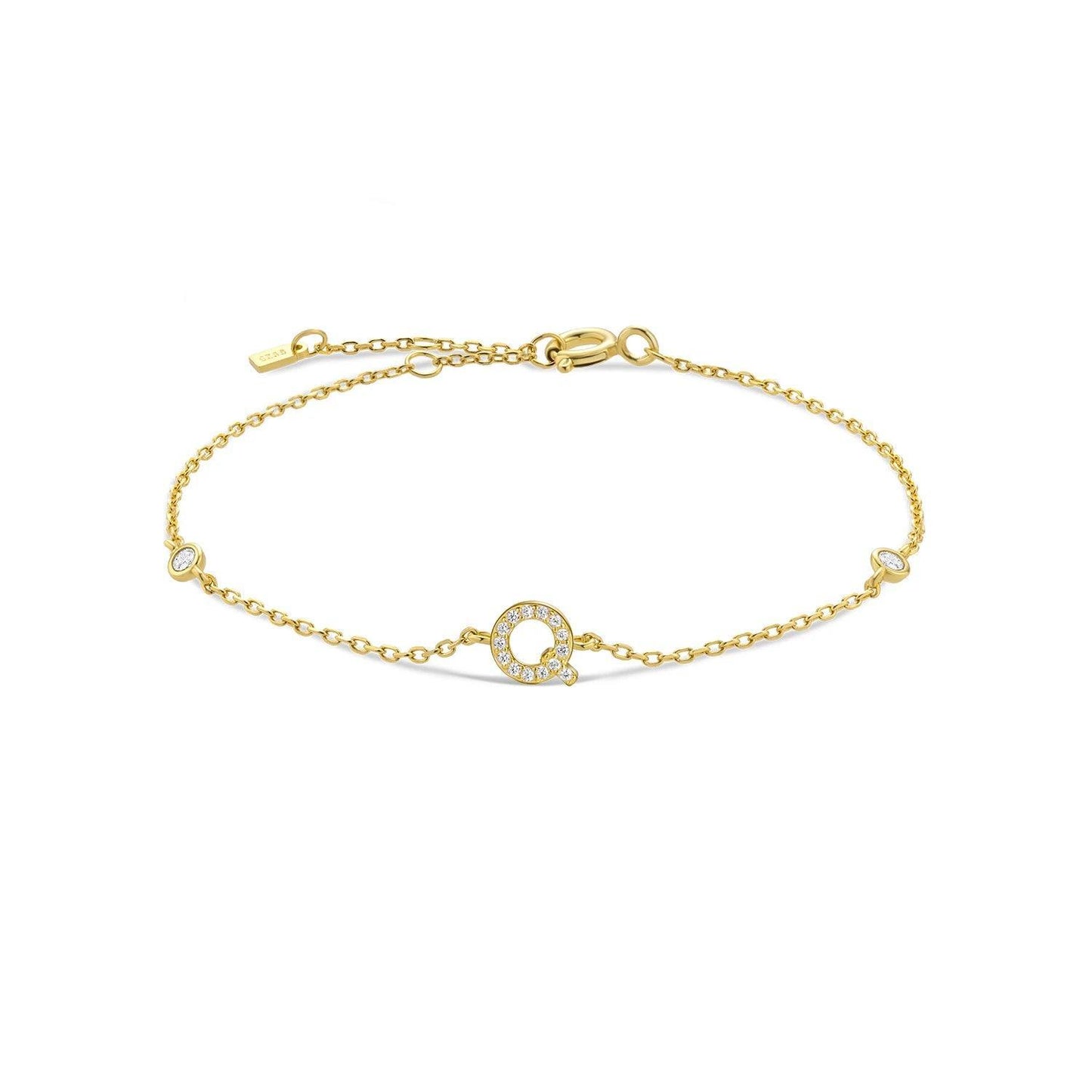 Ivy Initial Bracelet - Swaveo Jewelry