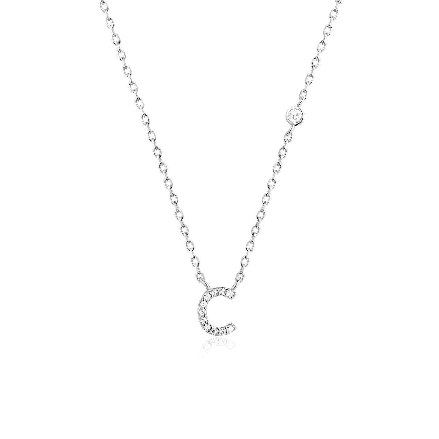 Ivy Initial Necklace - Swaveo Jewelry