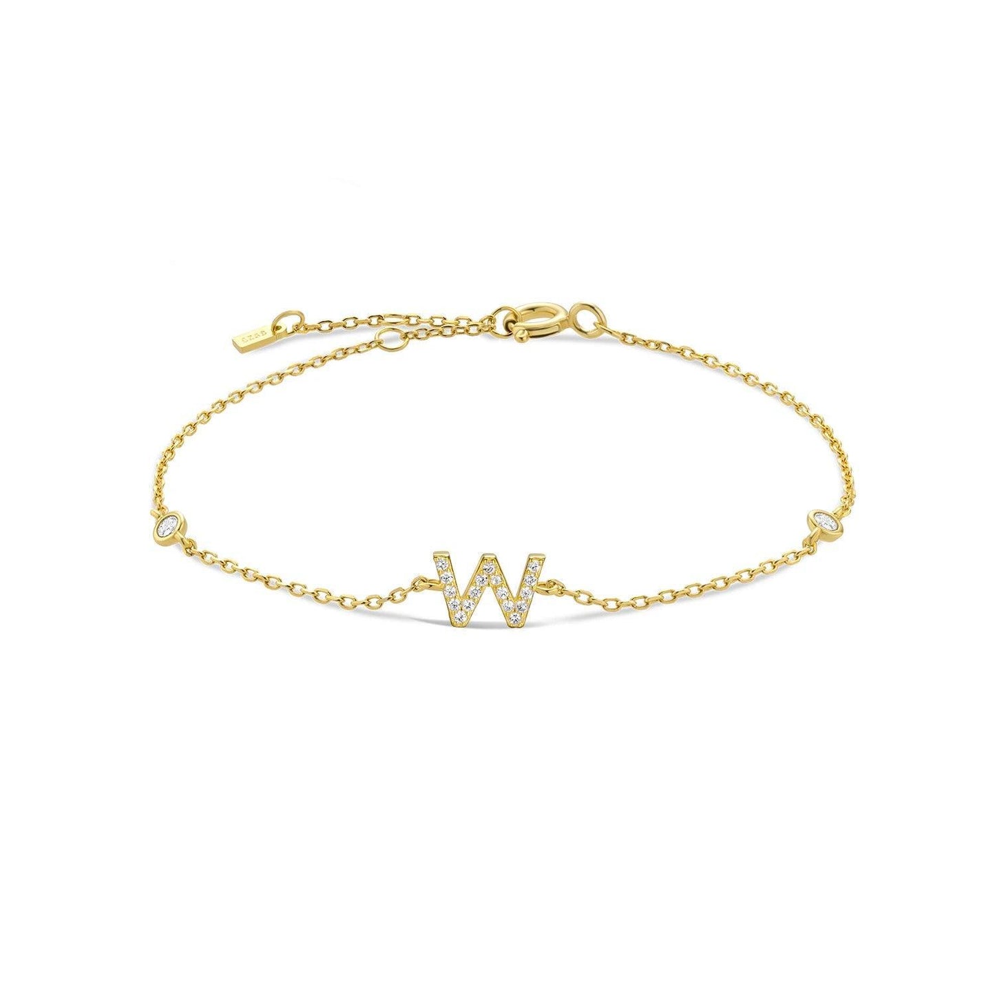 Ivy Initial Bracelet - Swaveo Jewelry