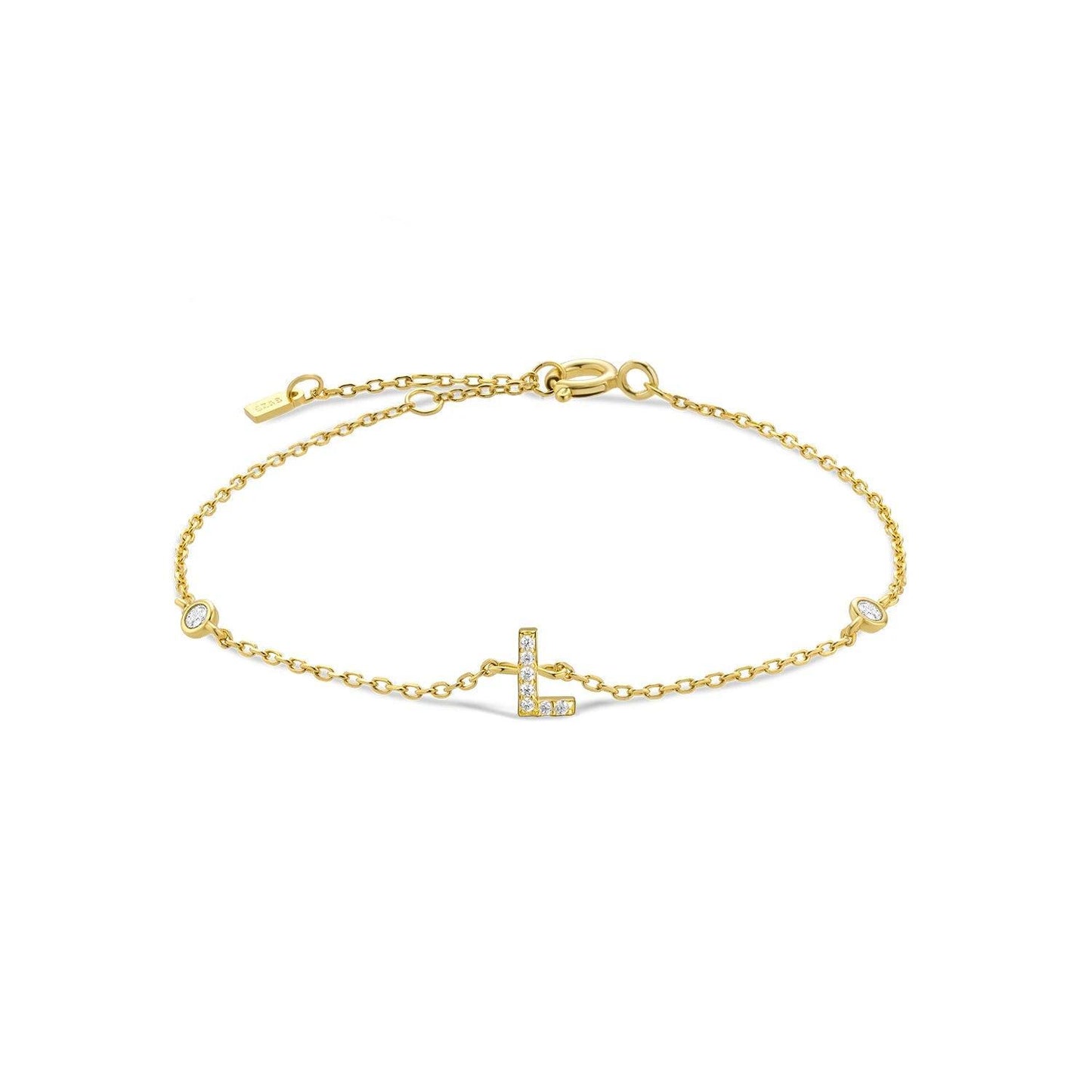 Ivy Initial Bracelet - Swaveo Jewelry