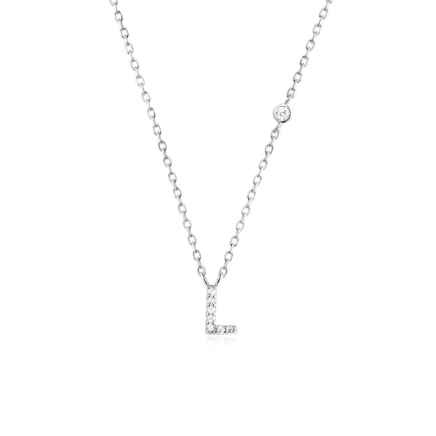 Ivy Initial Necklace - Swaveo Jewelry