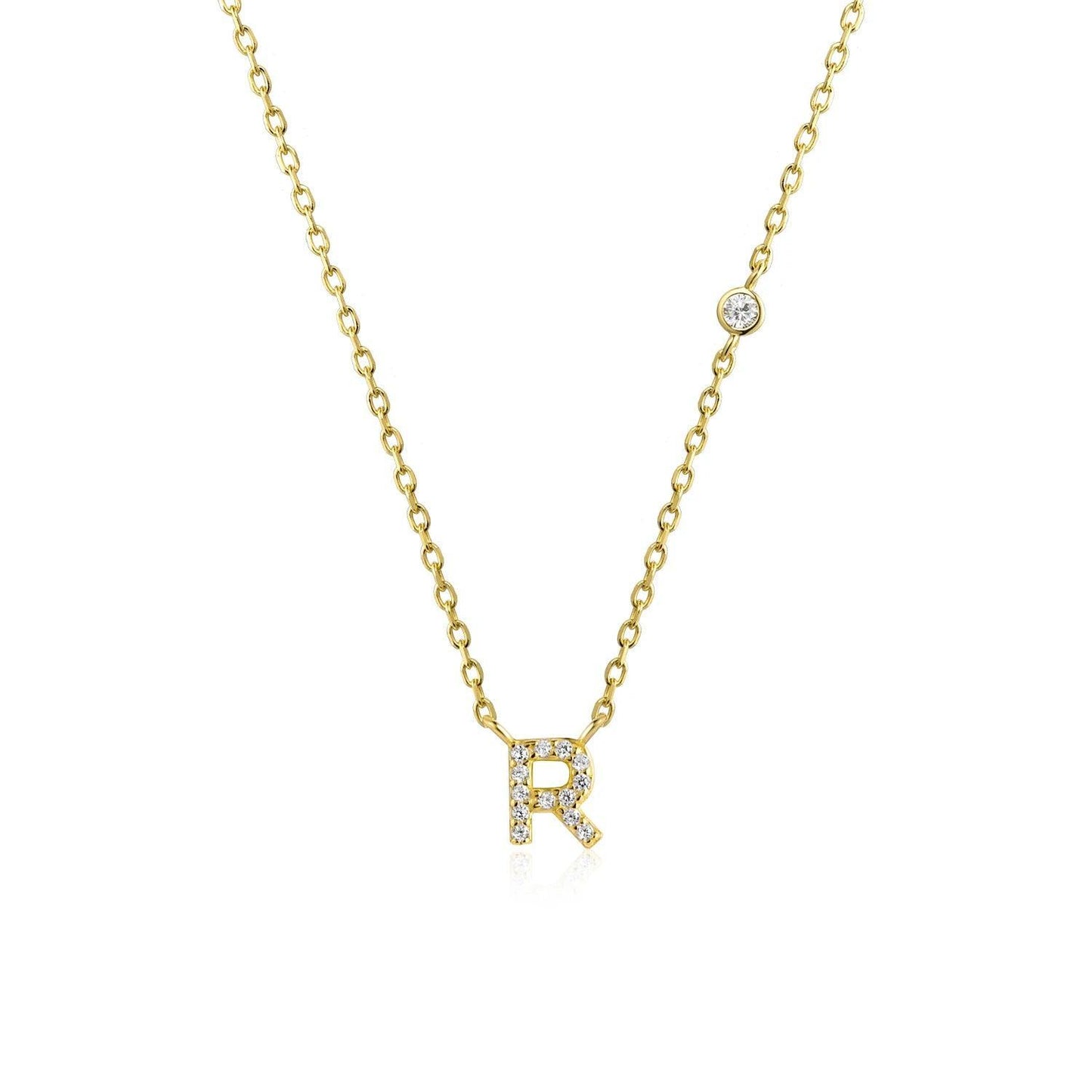 Ivy Initial Necklace - Swaveo Jewelry