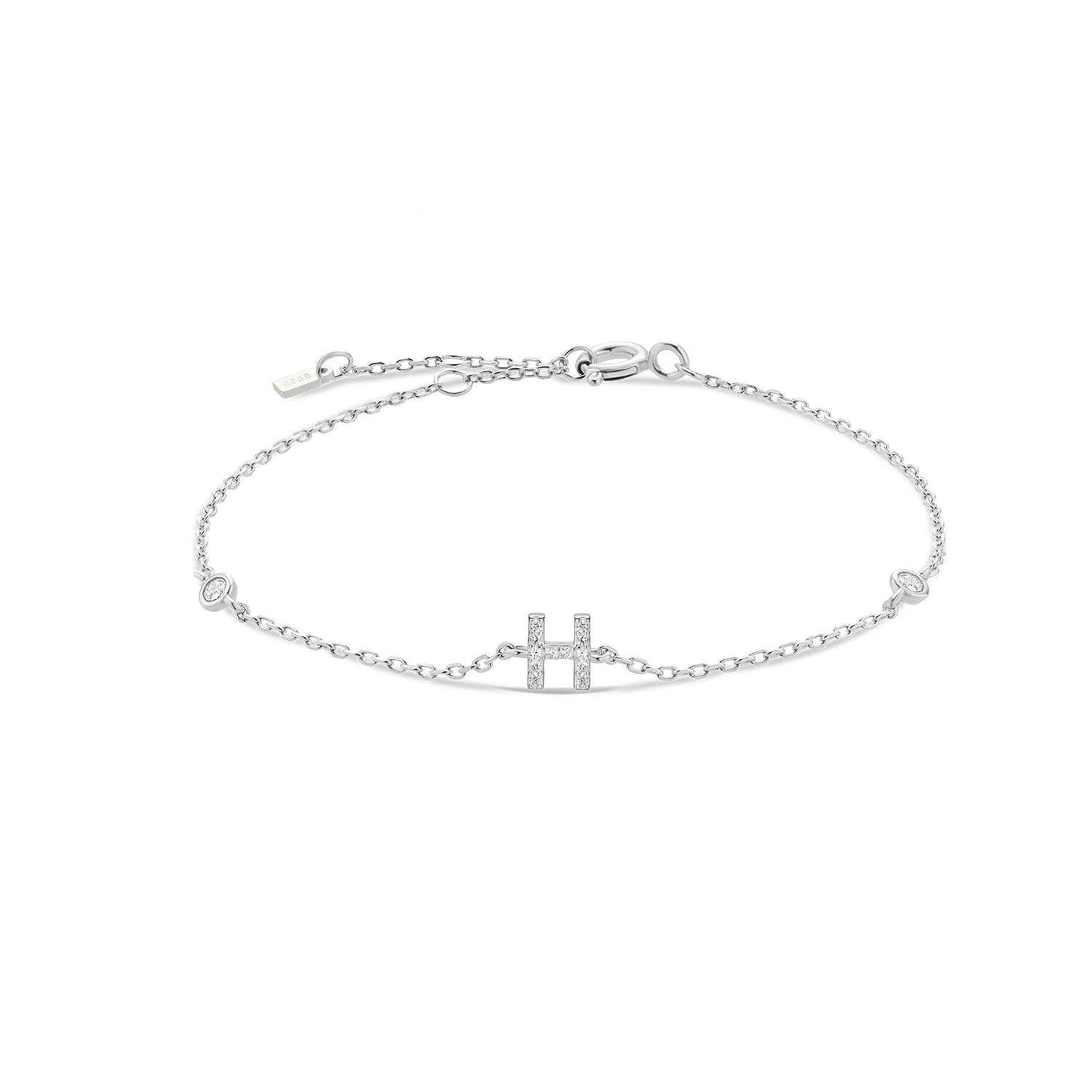 Ivy Initial Bracelet - Swaveo Jewelry
