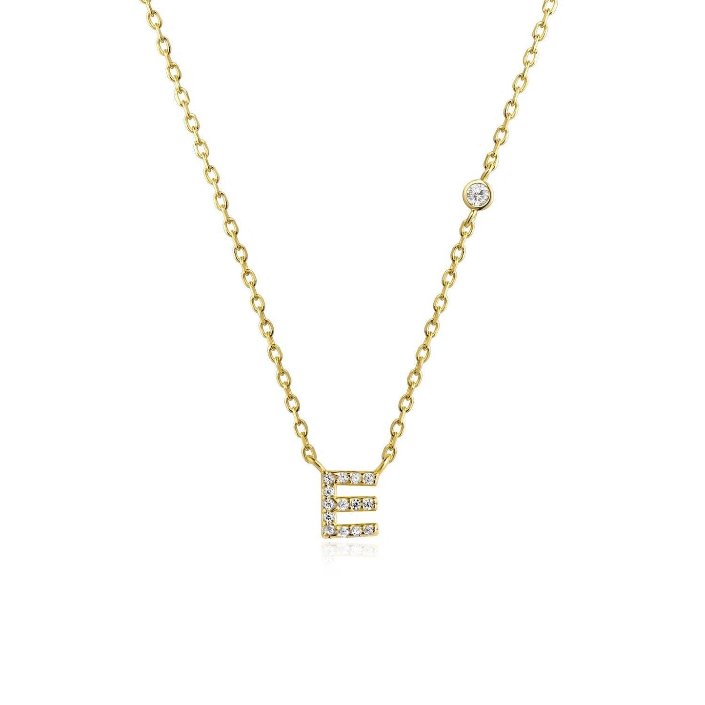 Ivy Initial Necklace - Swaveo Jewelry