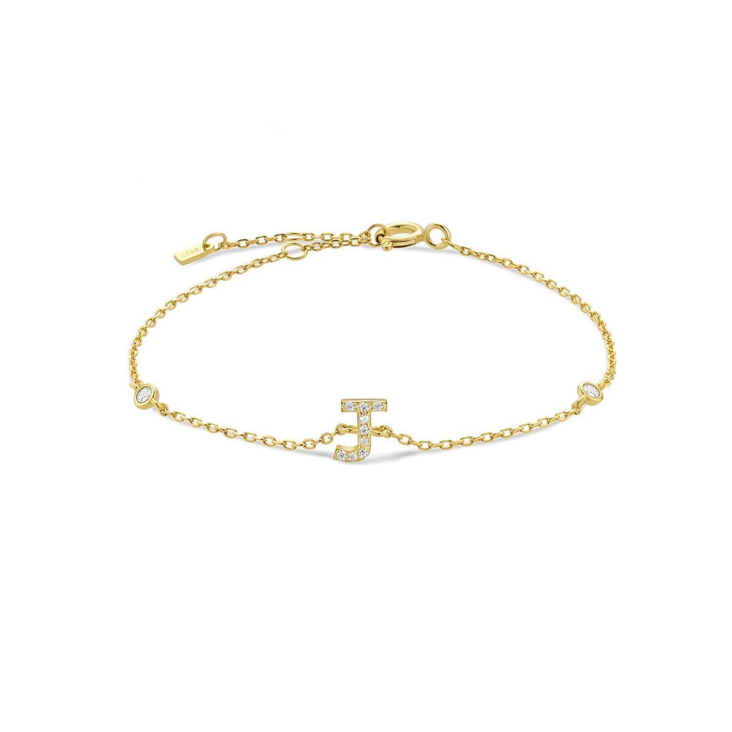 Ivy Initial Bracelet - Swaveo Jewelry